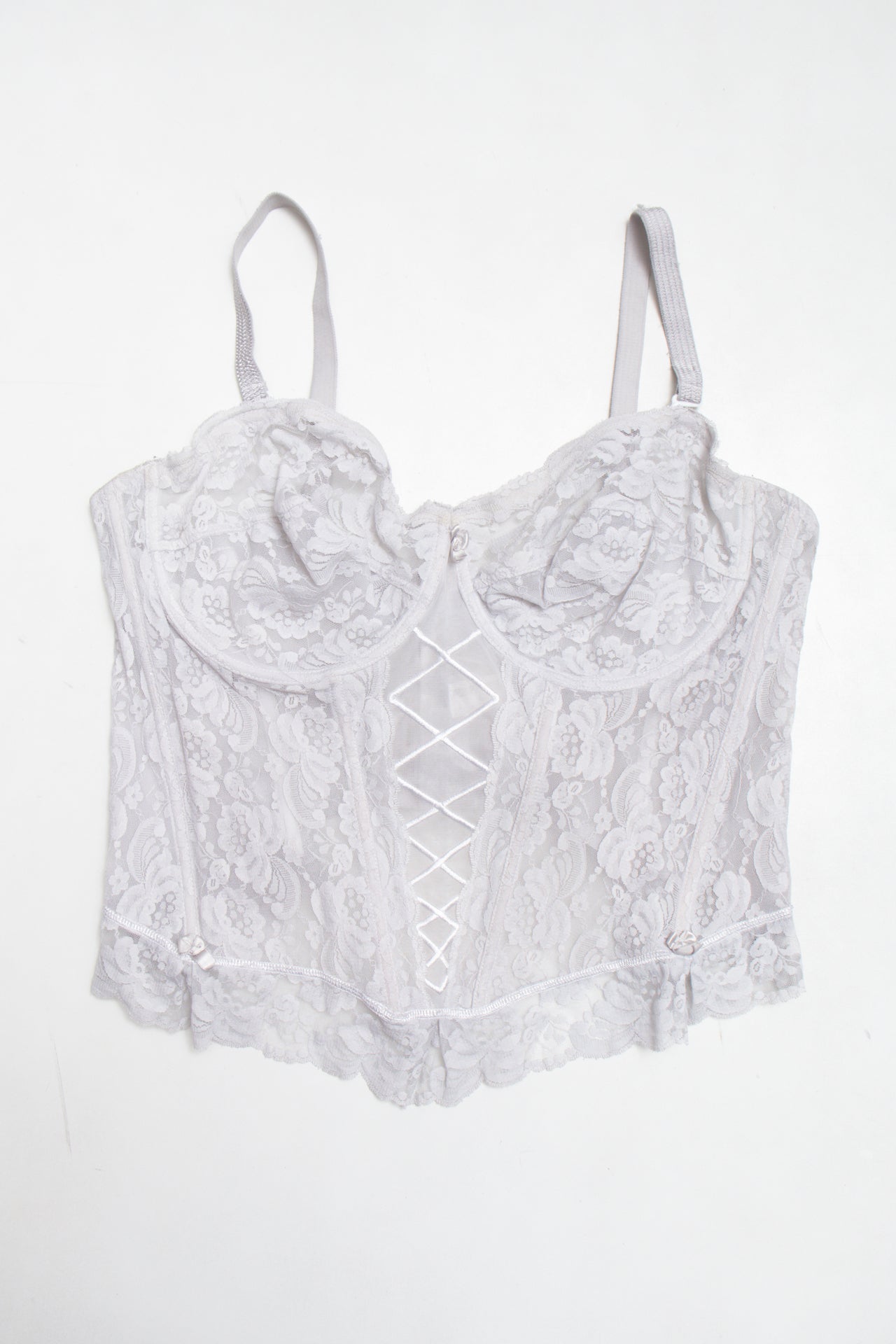 #126 Nuance grey bralette corset | c. 160 | size 16DD