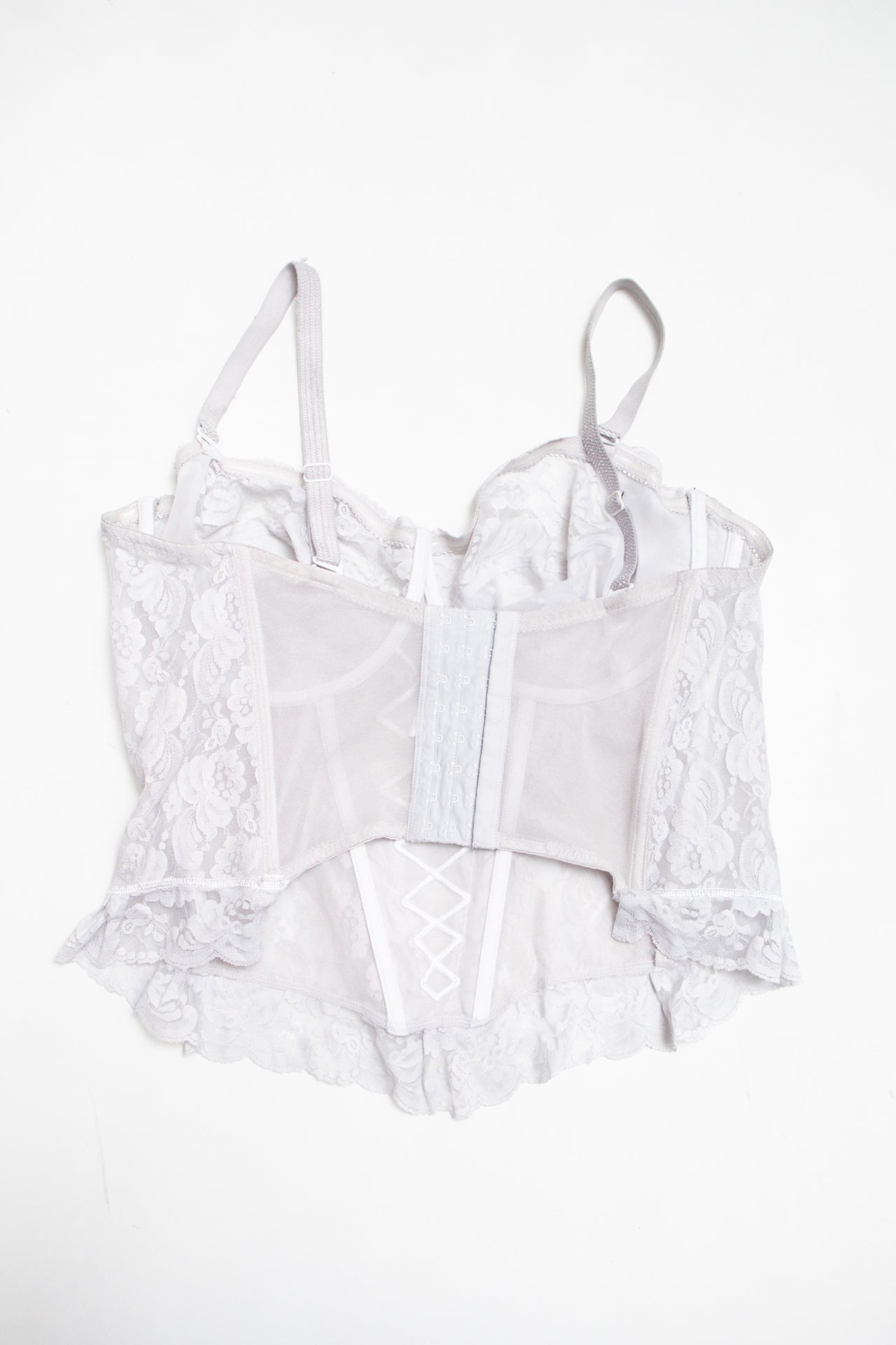 #126 Nuance grey bralette corset | c. 160 | size 16DD