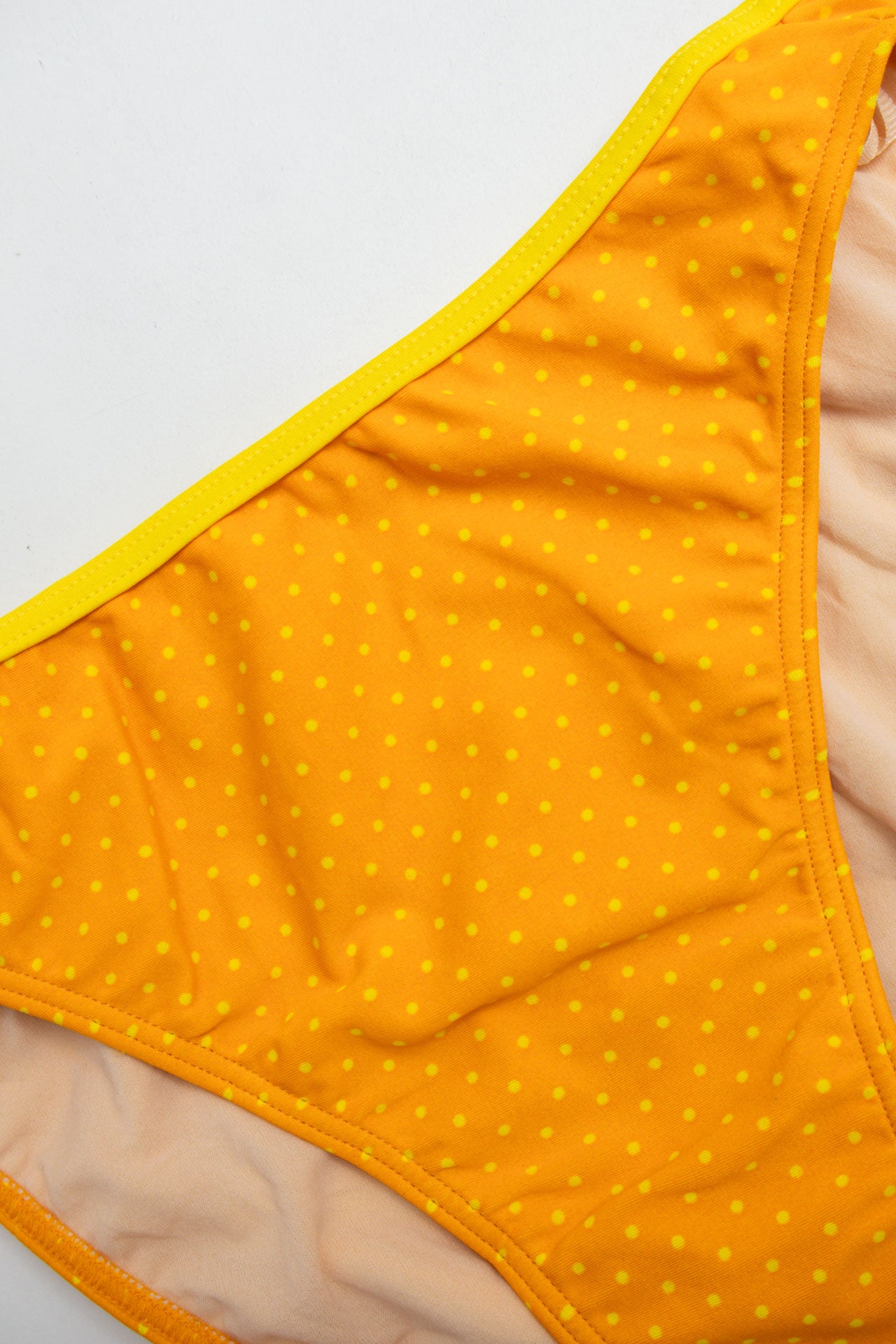 #30 Orange Spotted Bikini Bottoms | Slutty Szn | Size 8