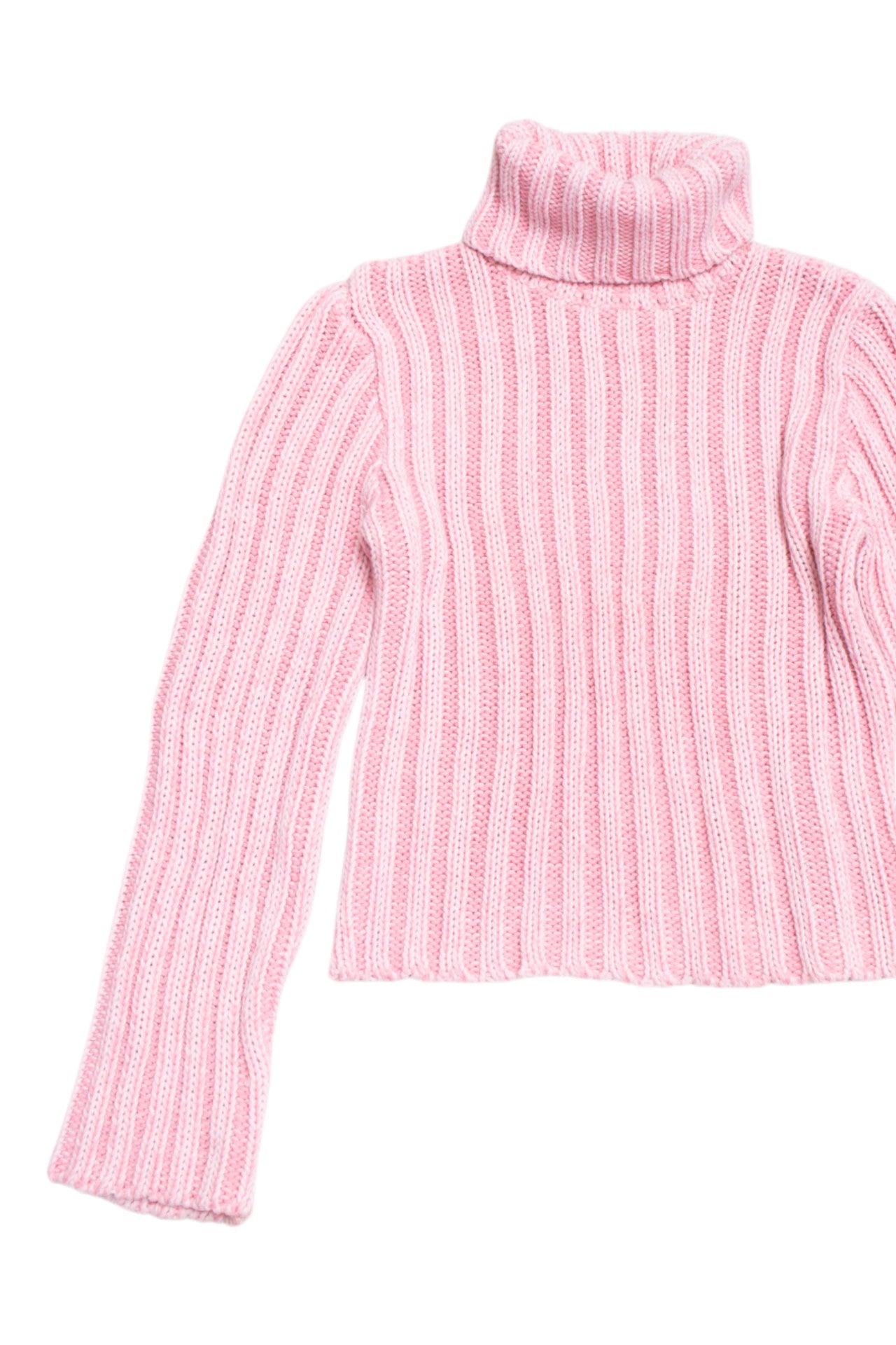 #142 Spot pink turtle neck jumper | c. 160 | size 10