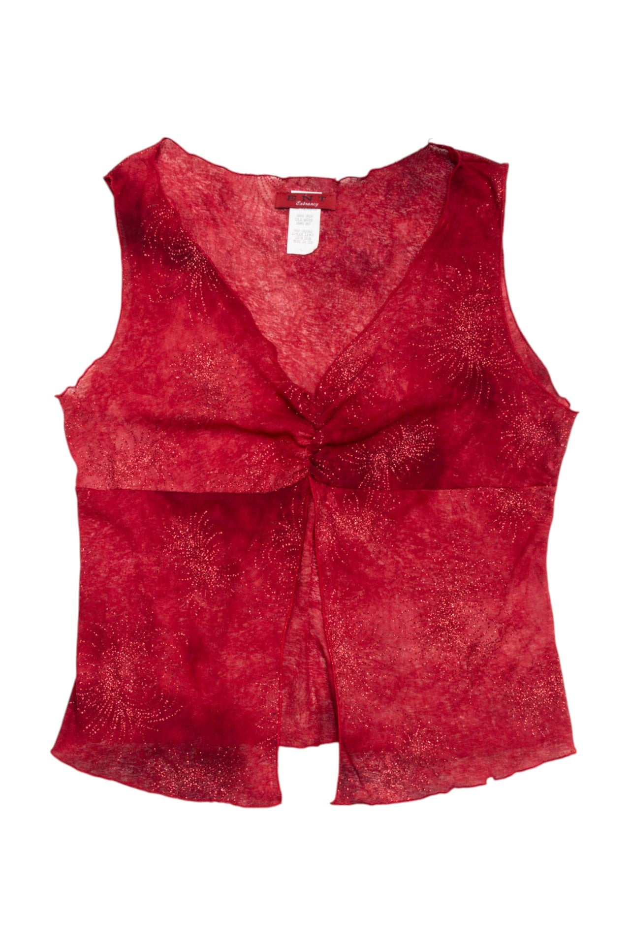 #29 USA ENT Red Sparkly Tank | C.154 | Size 10/12