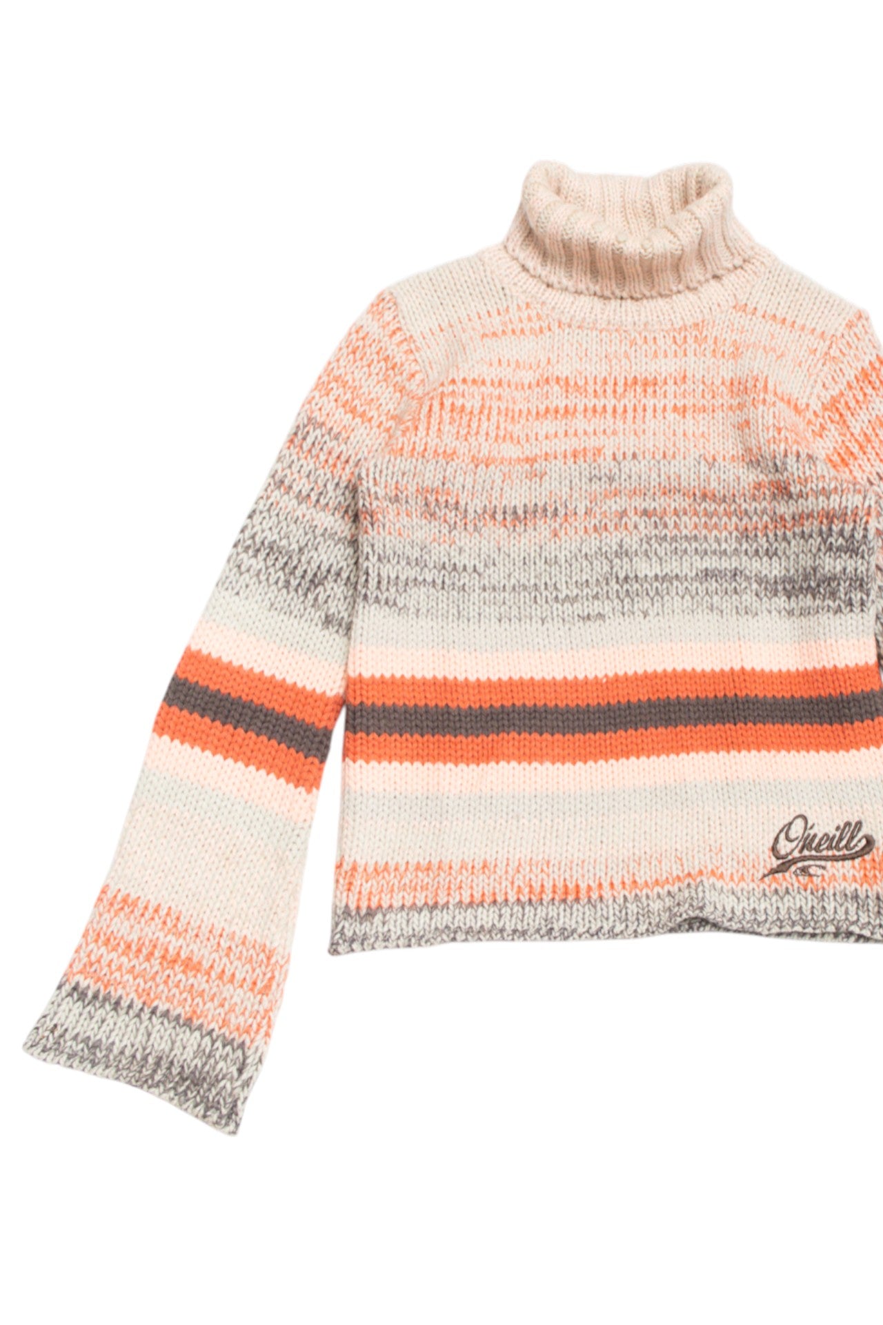 #147 O'Neil striped knitted mohair blend jumper | c. 160 | size 10