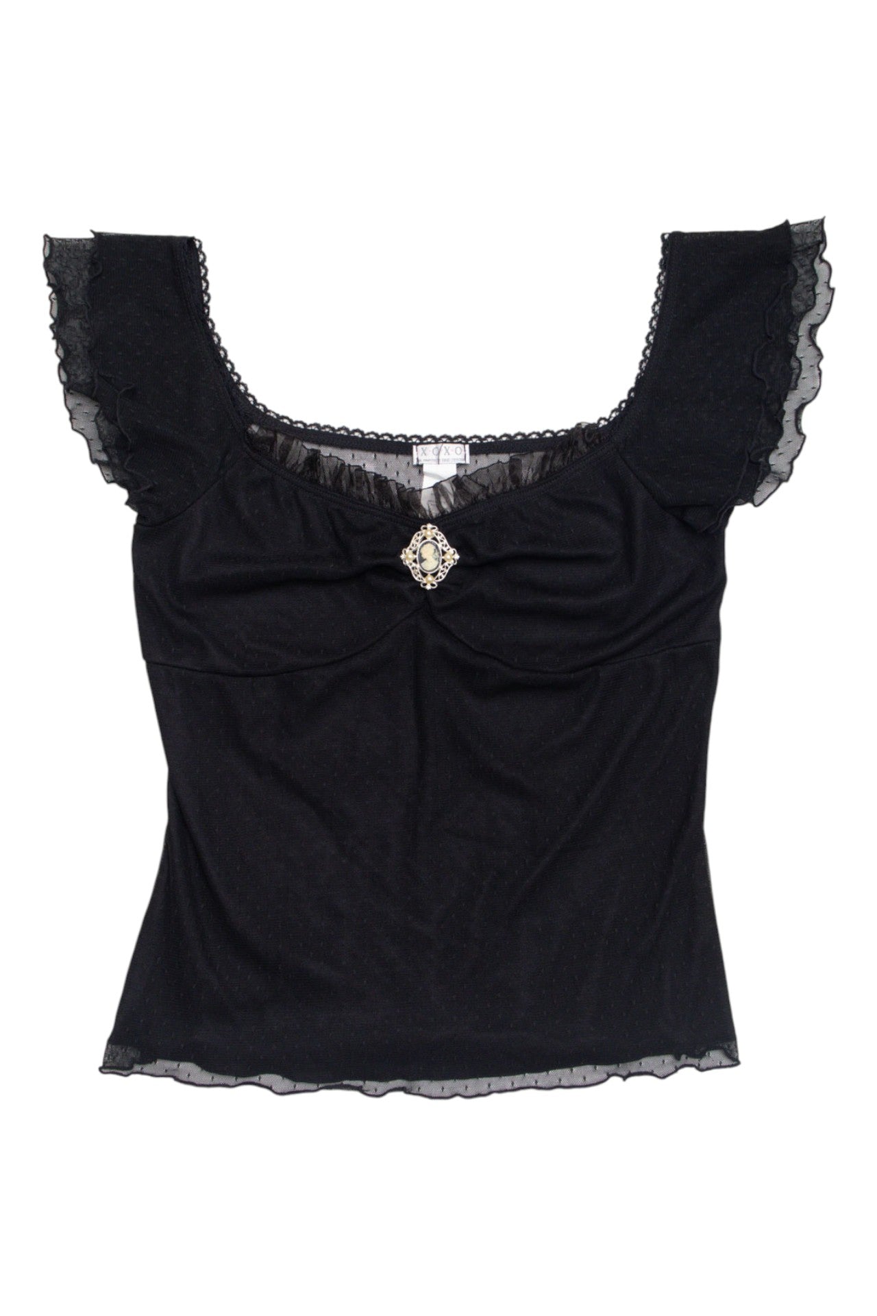 #34 USA XOXO Pendant Lace Top | C.154 | Size 6/8