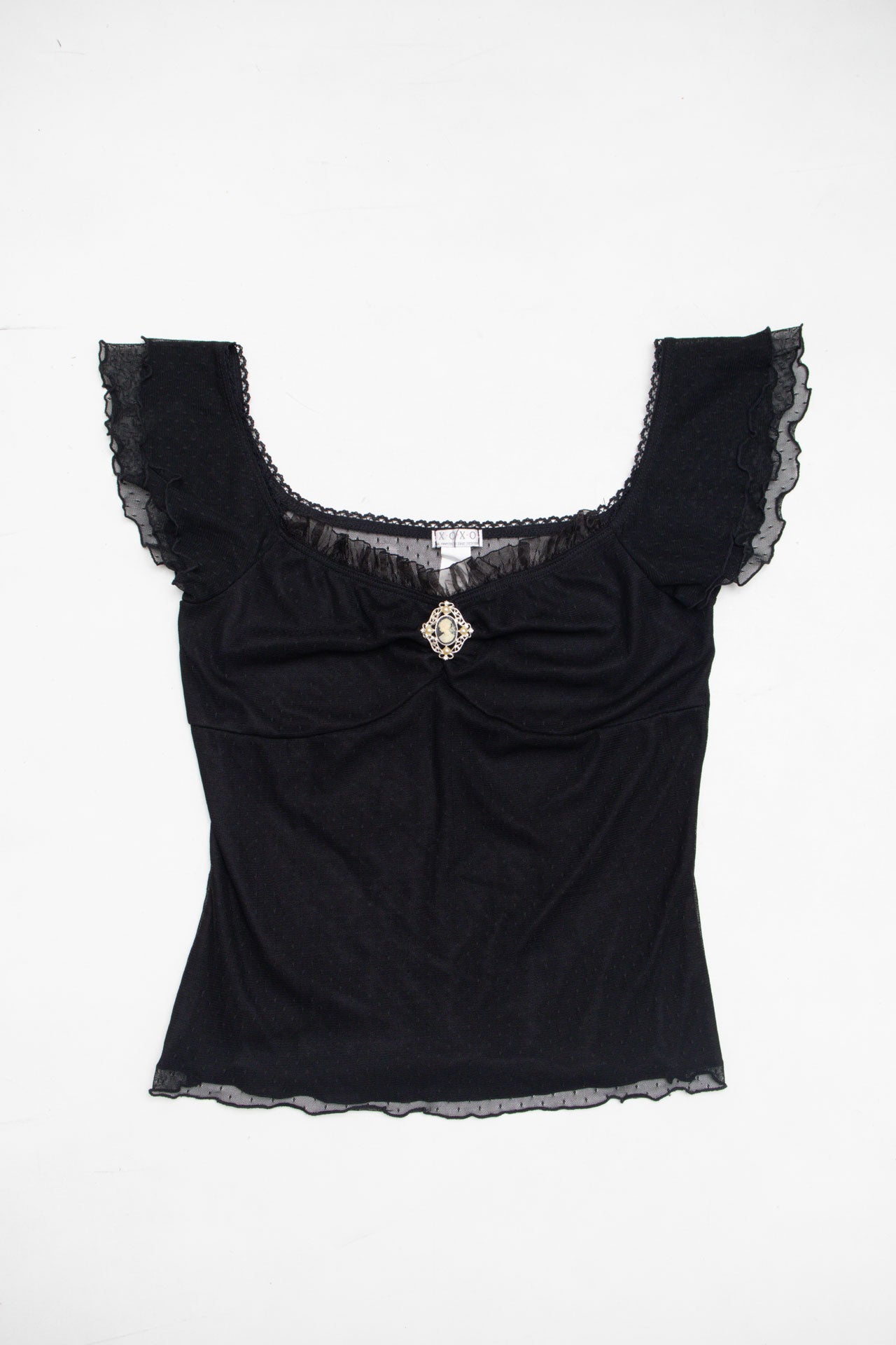 #34 USA XOXO Pendant Lace Top | C.154 | Size 6/8