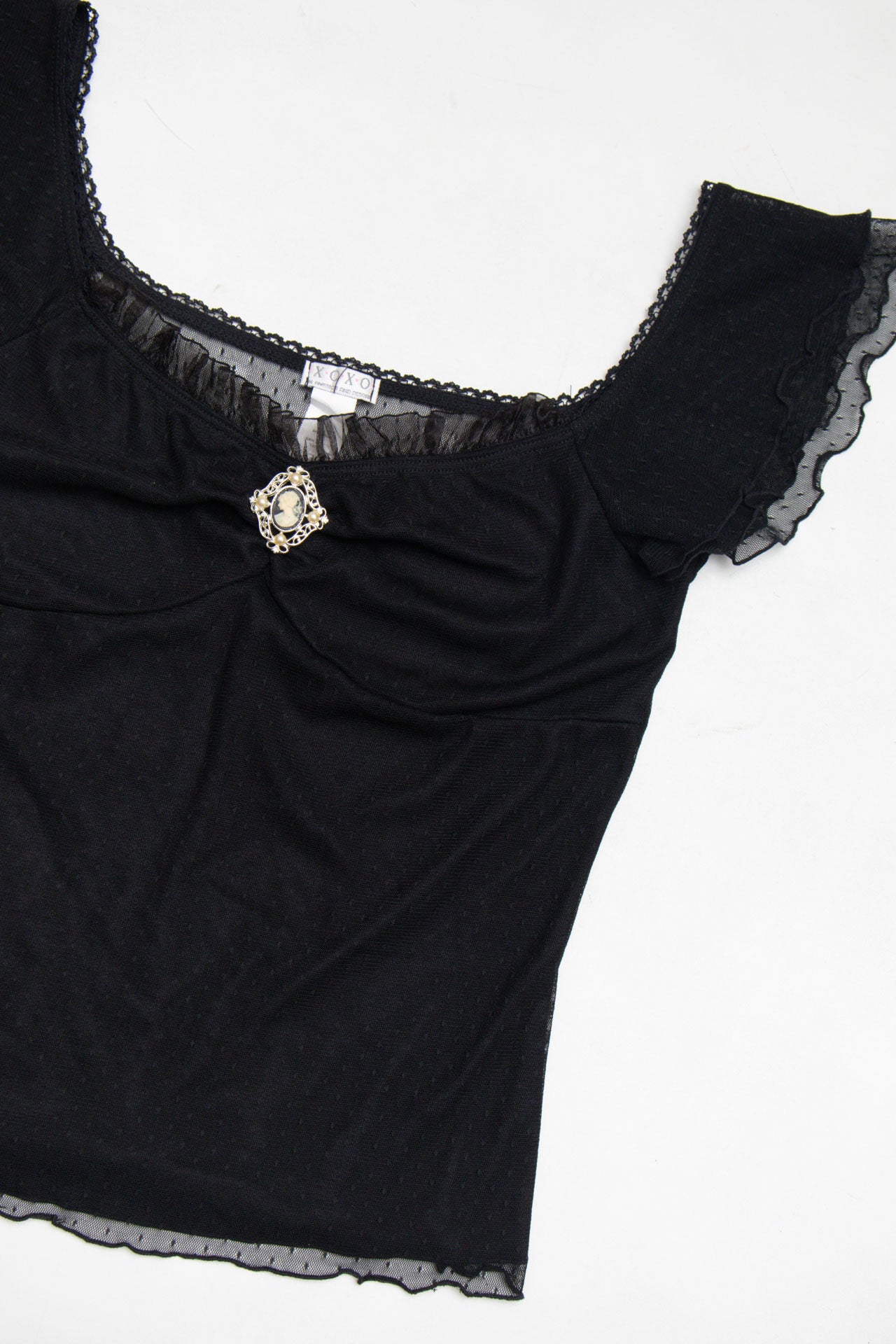 #34 USA XOXO Pendant Lace Top | C.154 | Size 6/8
