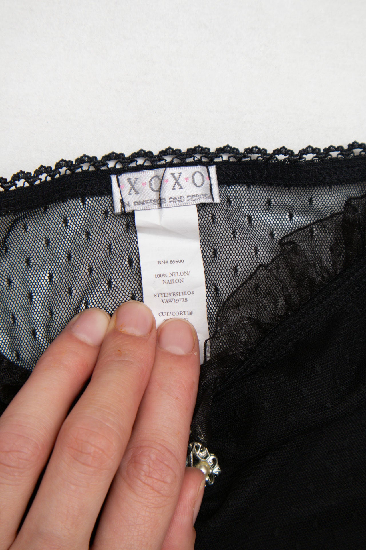 #34 USA XOXO Pendant Lace Top | C.154 | Size 6/8