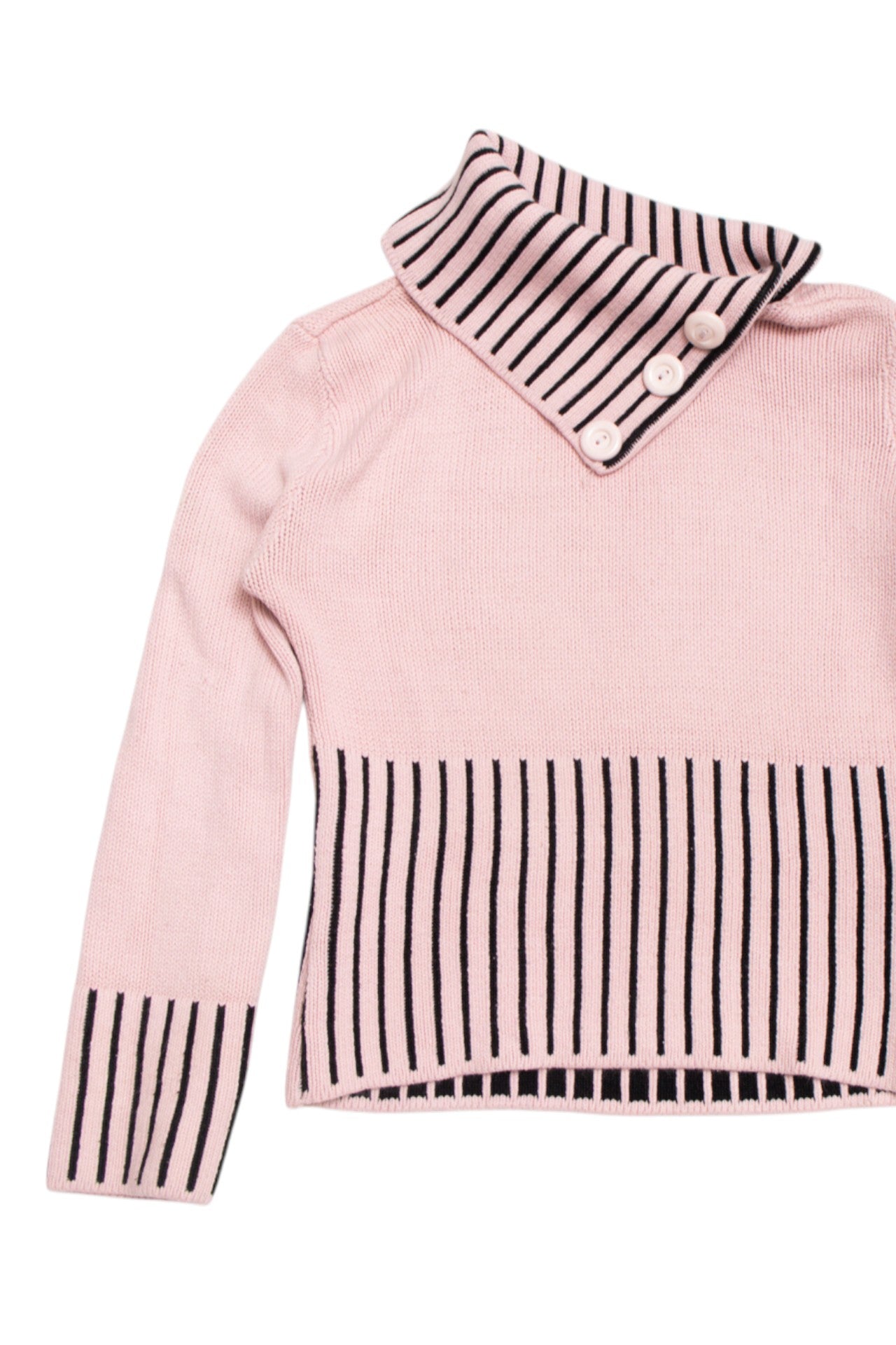 #155 pink striped jumper | c. 160 | size 8