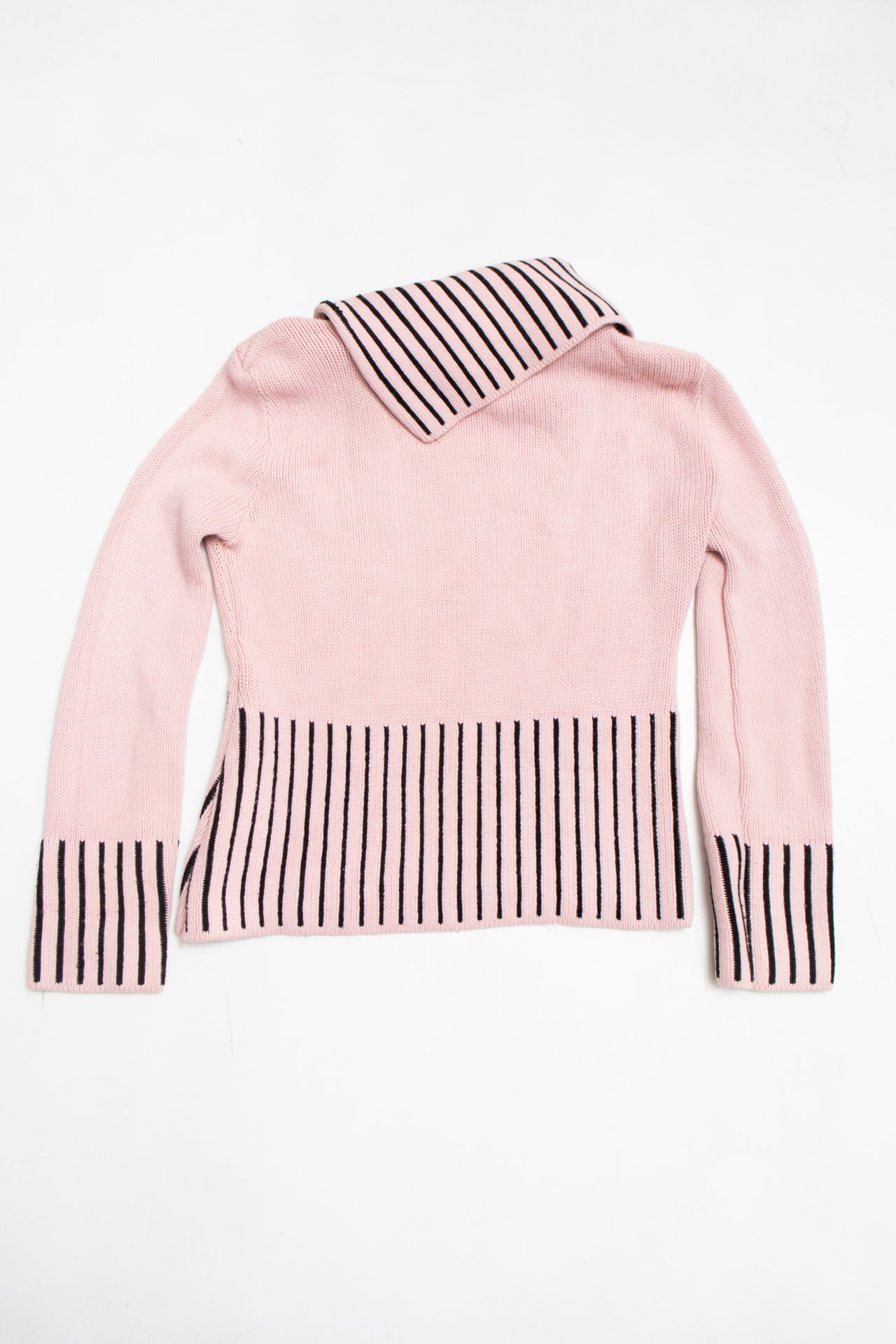 #155 pink striped jumper | c. 160 | size 8