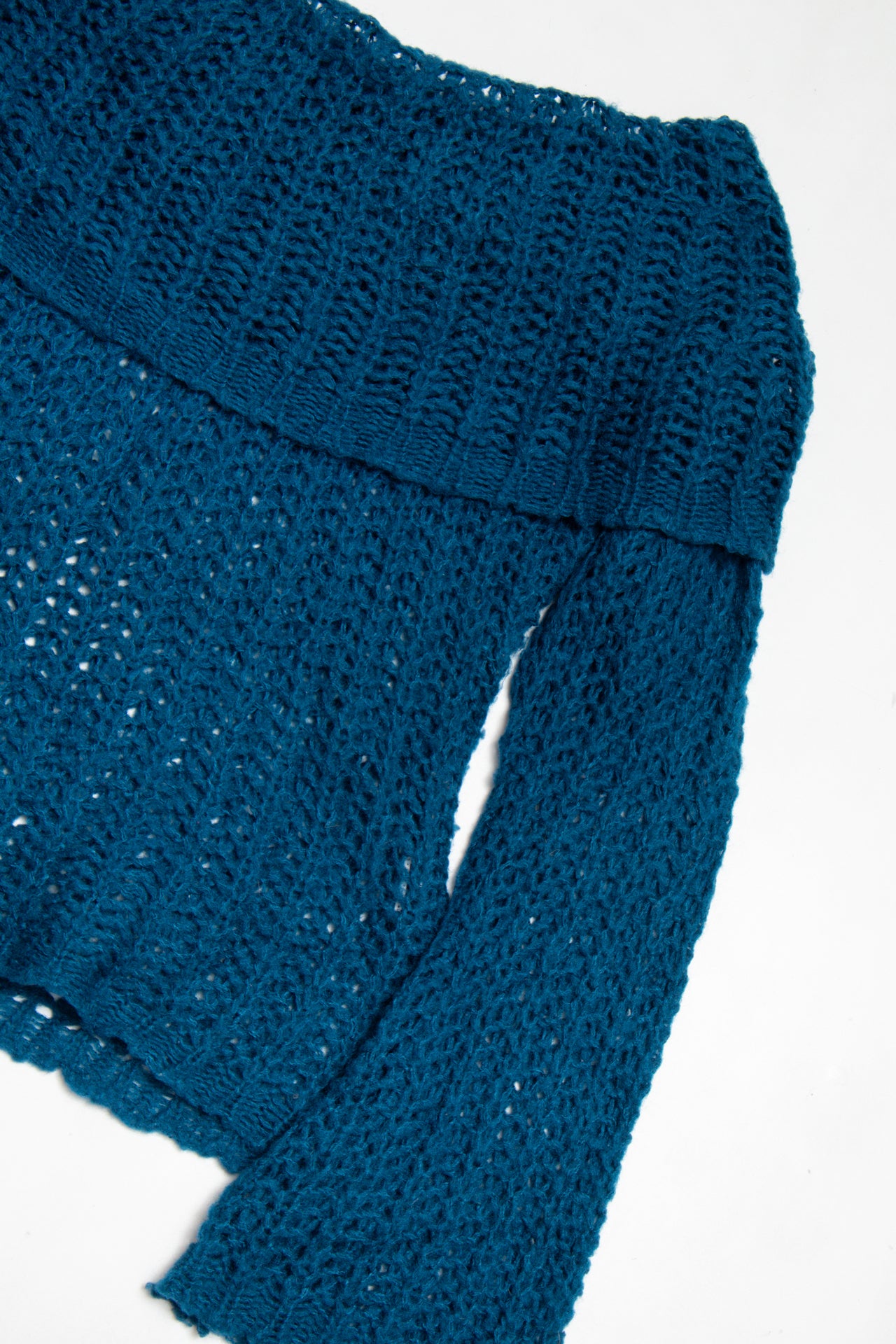 #156 Blue Pimkie off shoulder jumper | c. 160 | size 12