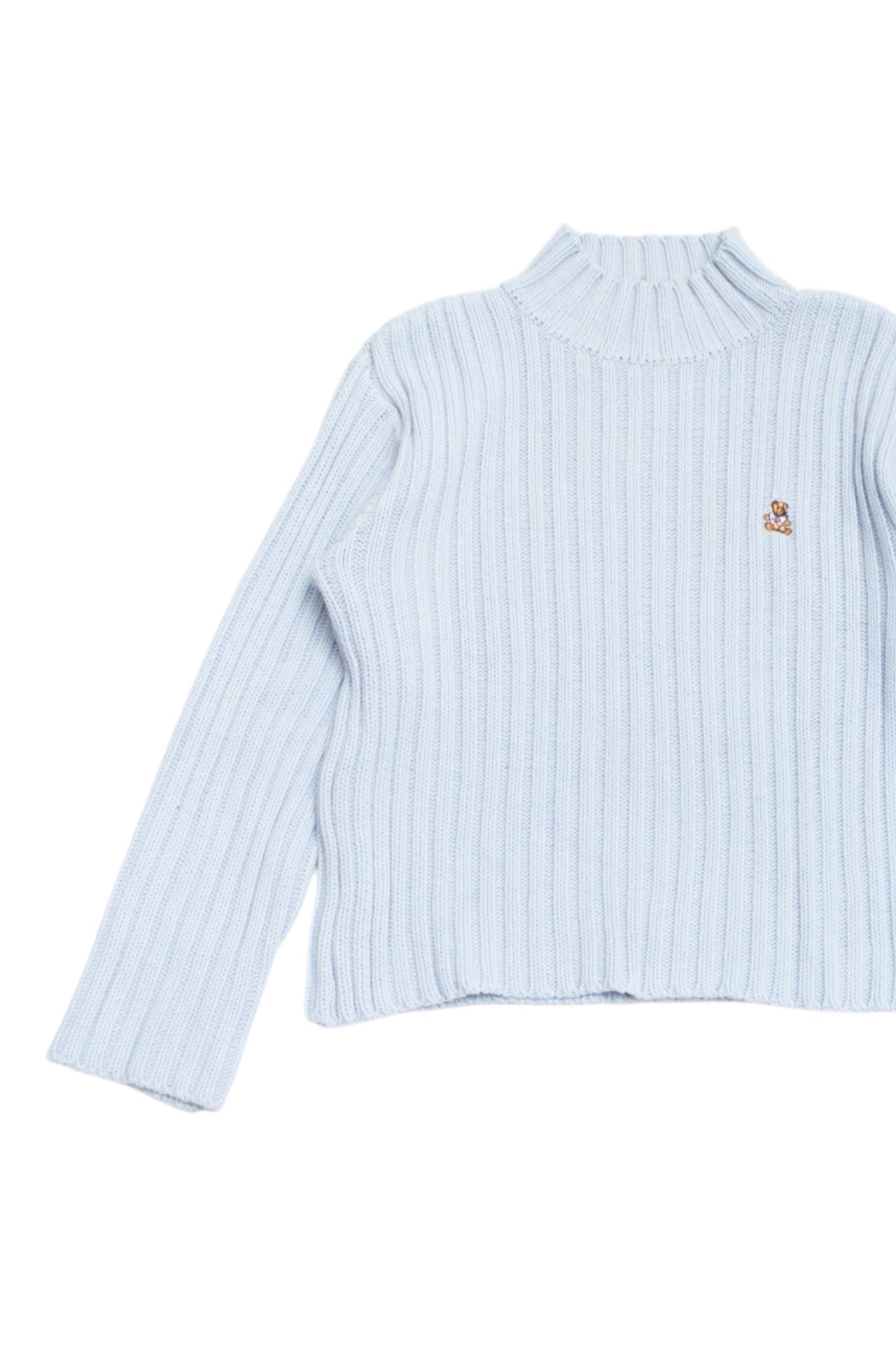 #158 Lulu Castagnette baby blue bear jumper | c. 160 | size 10/12