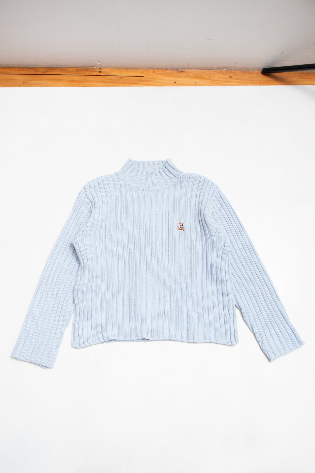 #158 Lulu Castagnette baby blue bear jumper | c. 160 | size 10/12