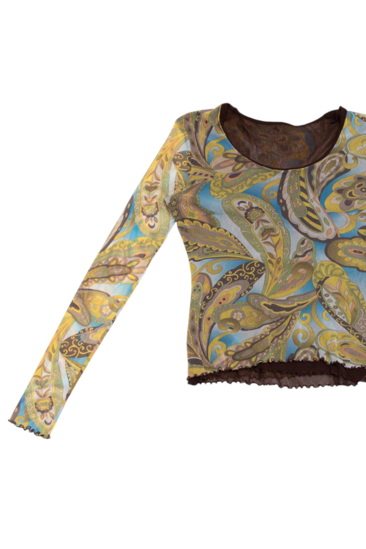 #45 Green Mesh Long Sleeve |C.154 | Size 10