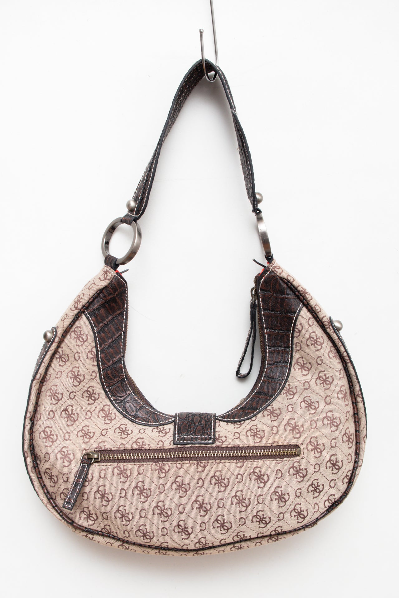 #239 embellished monogram canvas hand bag | c. 160