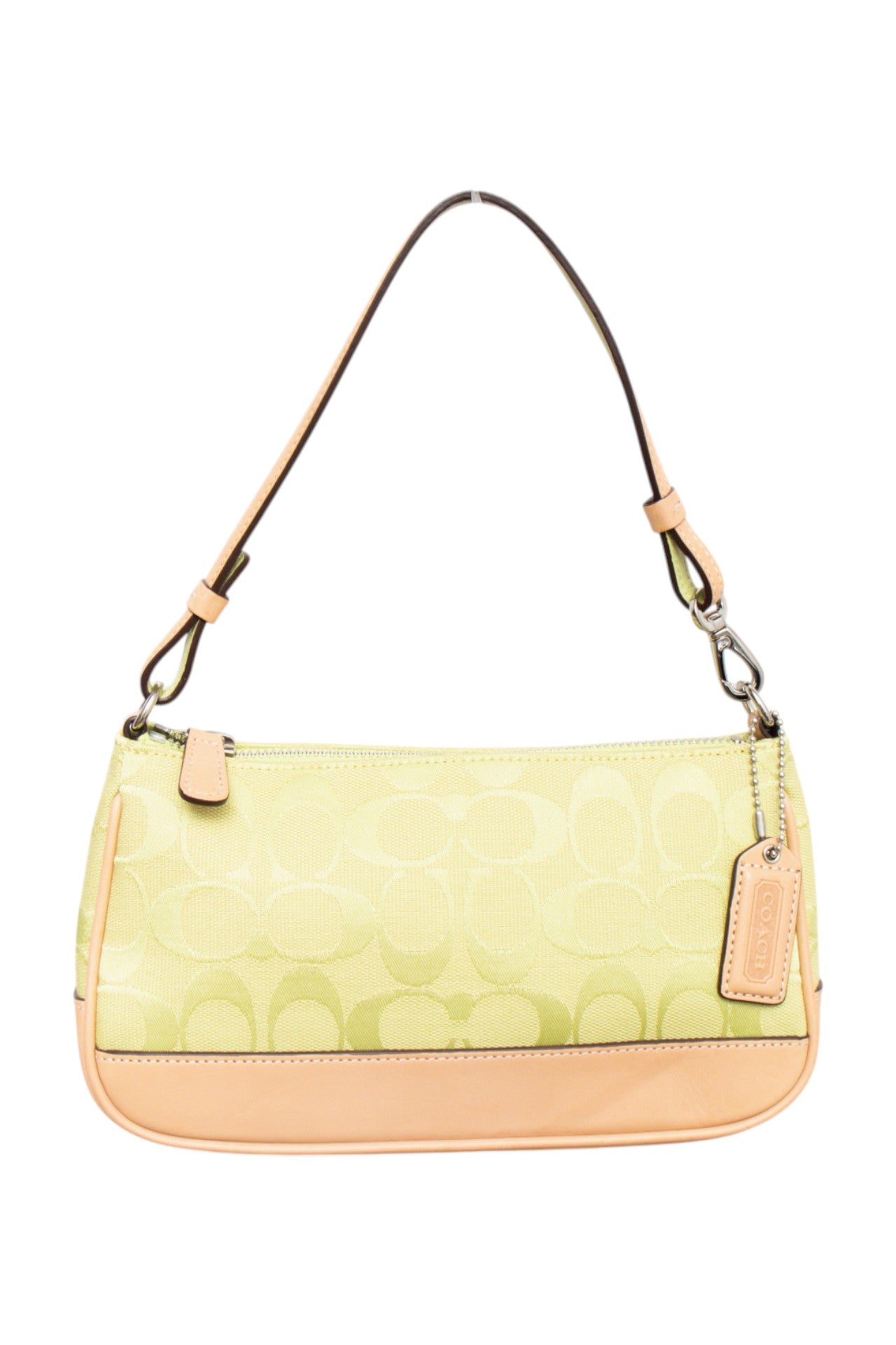 #244 Coach monogram green/brown demi bag | c. 160