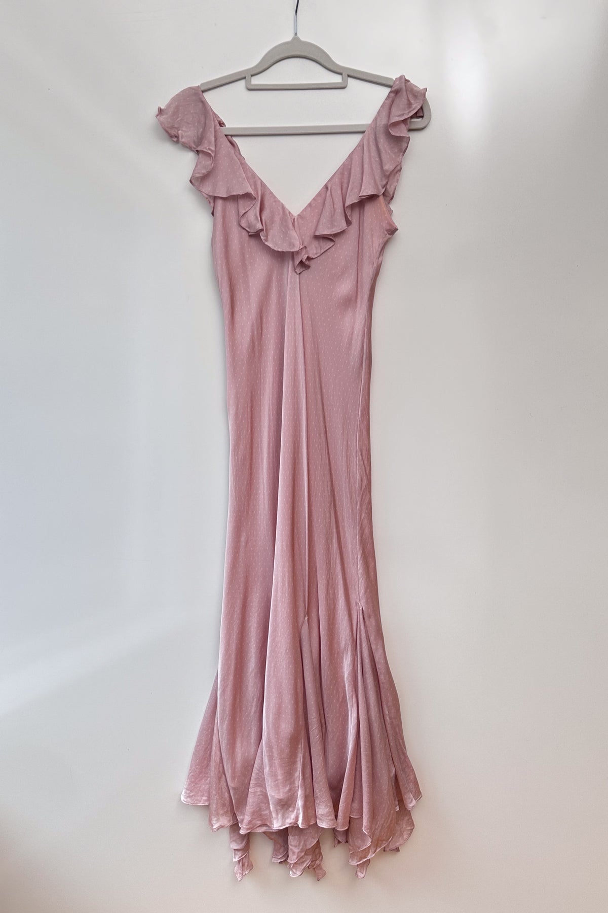 #158 Silk Ralph Lauren Gown Pink | c. 208 | Size 8