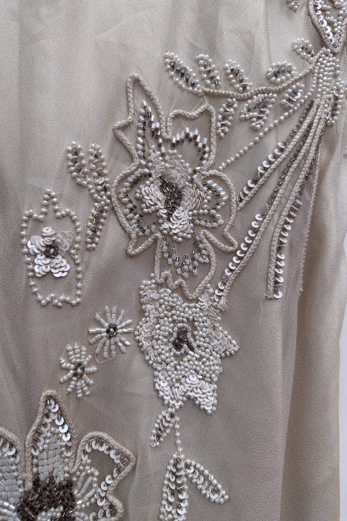#159 Scala Silk Gown White | c. 208 | Size 8