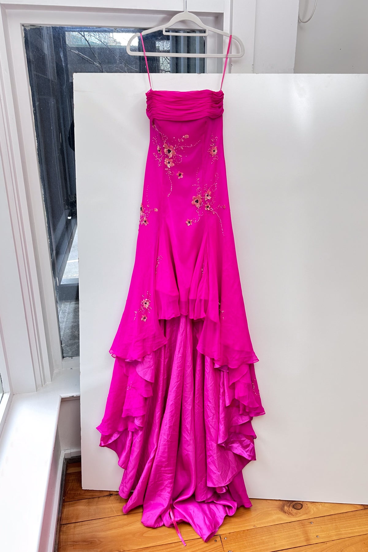 #161 Ahyoe Silk Gown Pink | c. 208 | Size 8