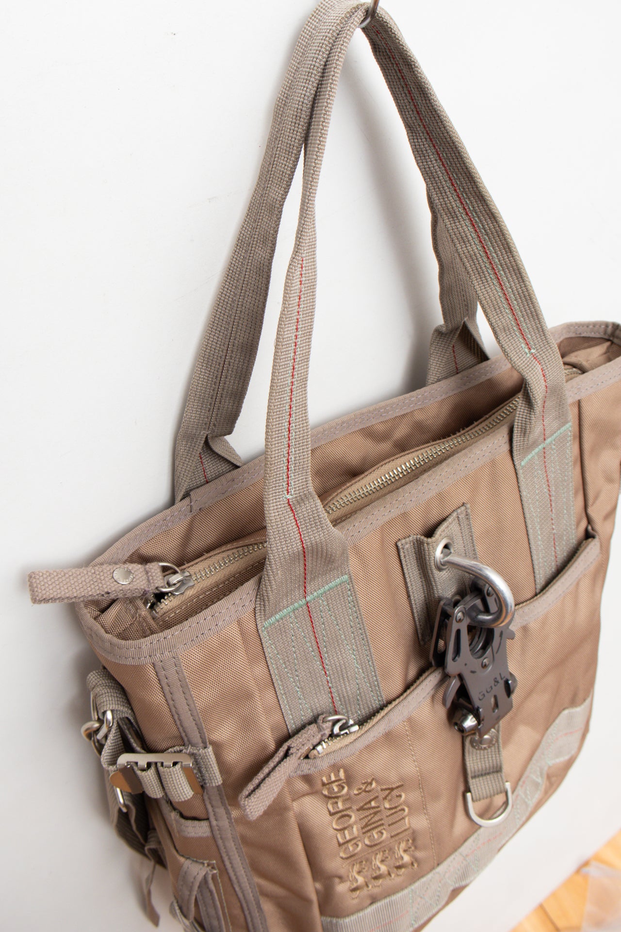 #246 George Gina & Lucy brown tote bag | c. 160