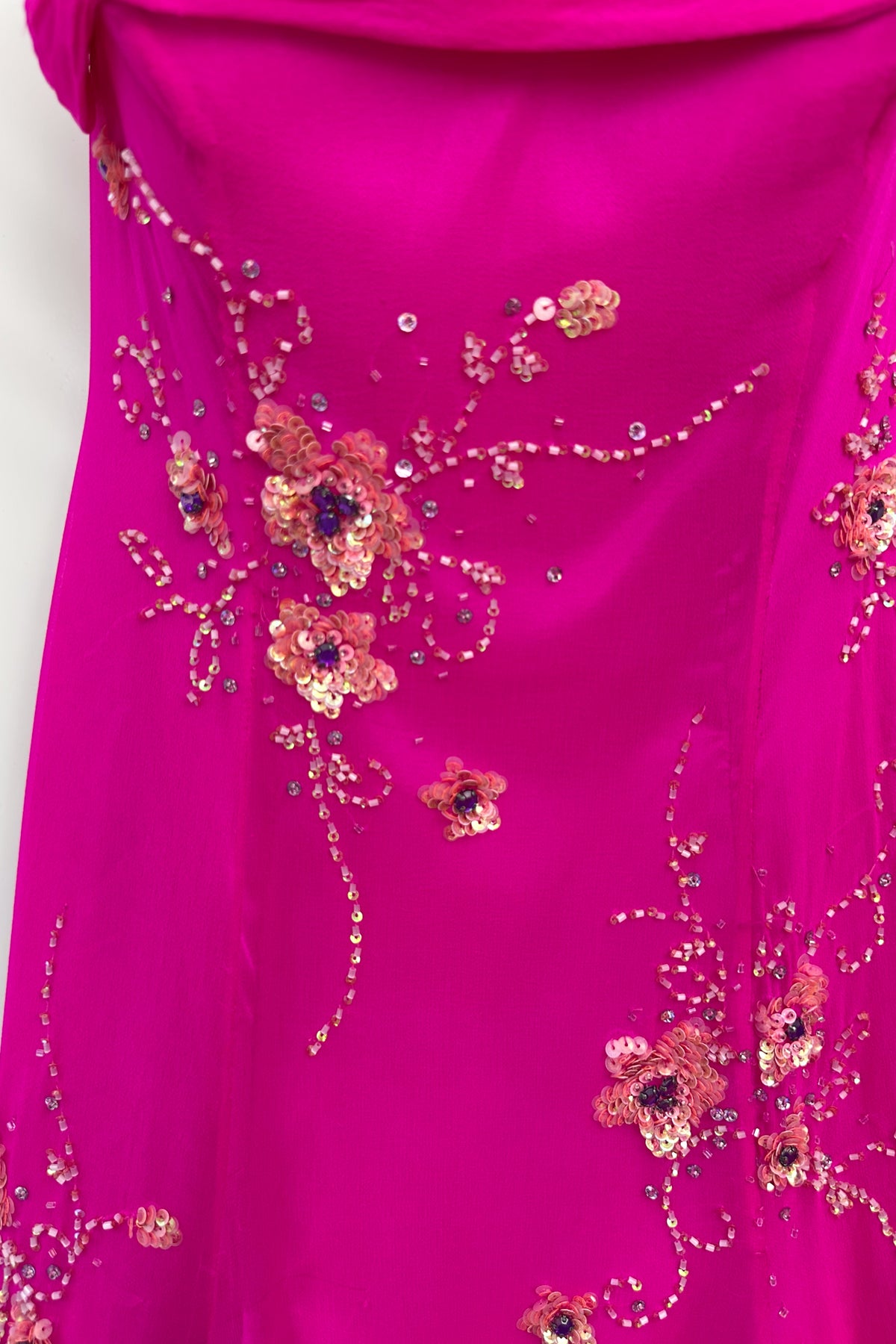 #161 Ahyoe Silk Gown Pink | c. 208 | Size 8