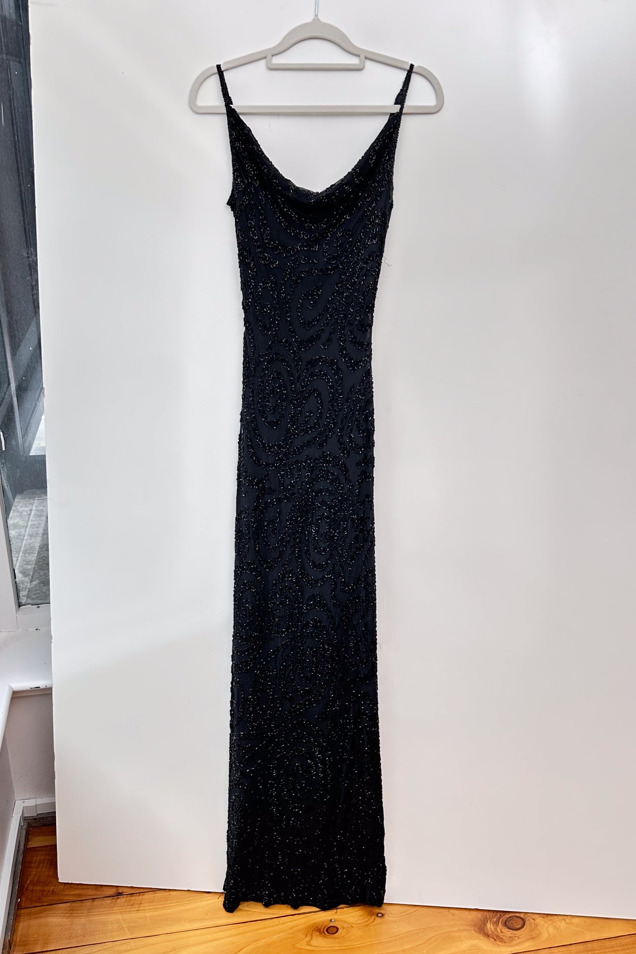 #163 Sténay Silk Gown Black | c. 208 | Size 6