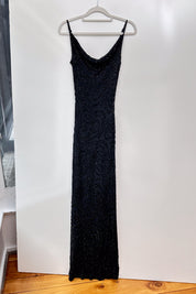#163 Sténay Silk Gown Black | c. 208 | Size 6
