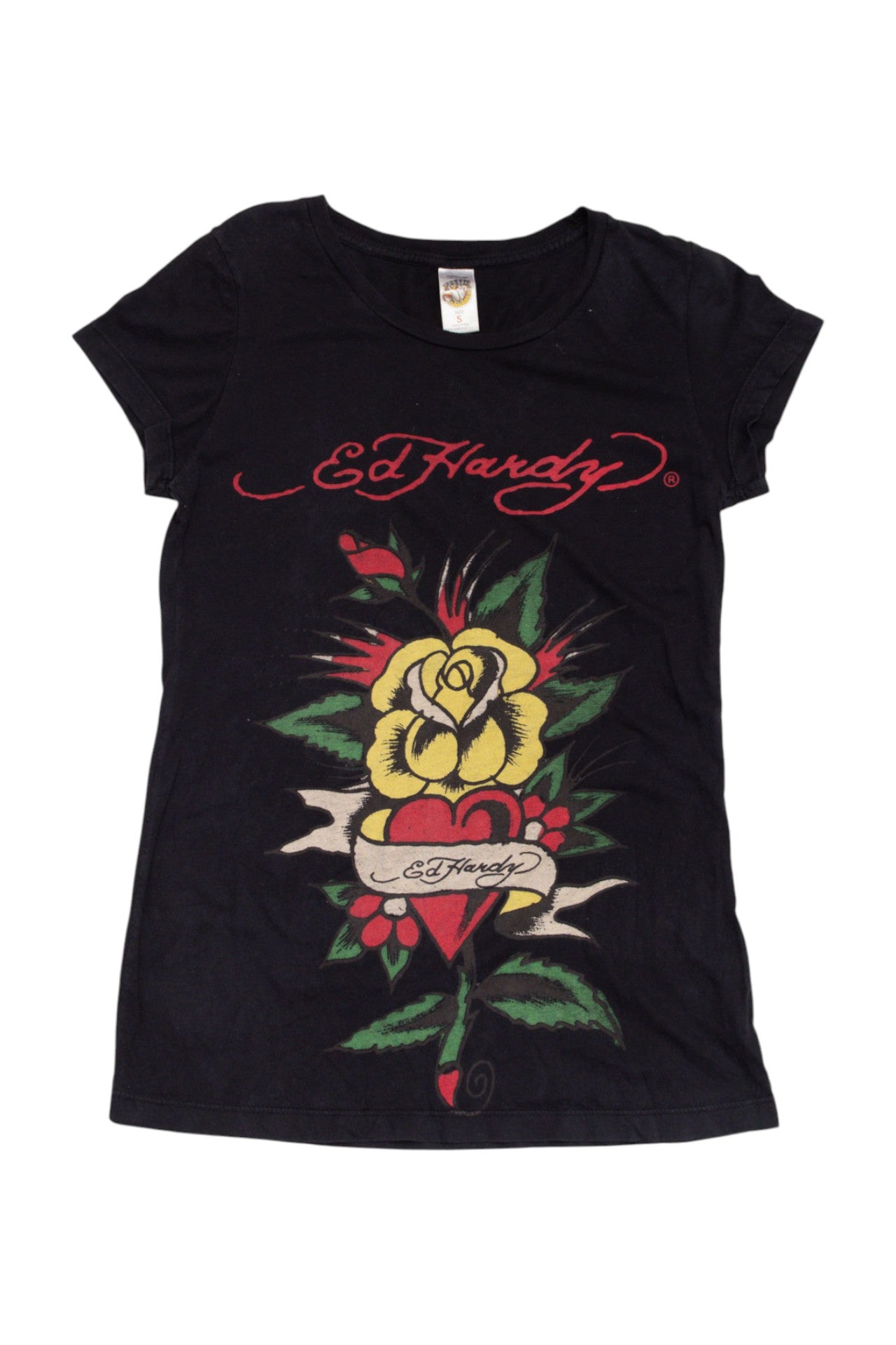 #63 USA Ed Hardy Black Tee | C.154 | Size 8