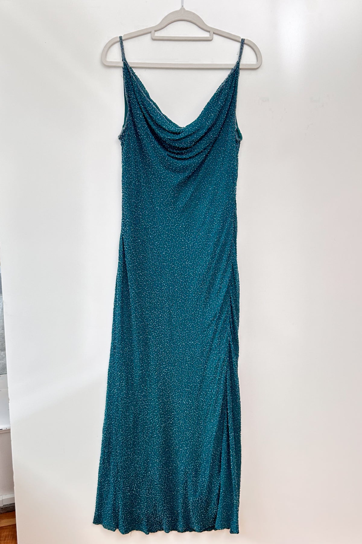 #165 Laurence Kagan Gown Green | c. 208 | Size 14