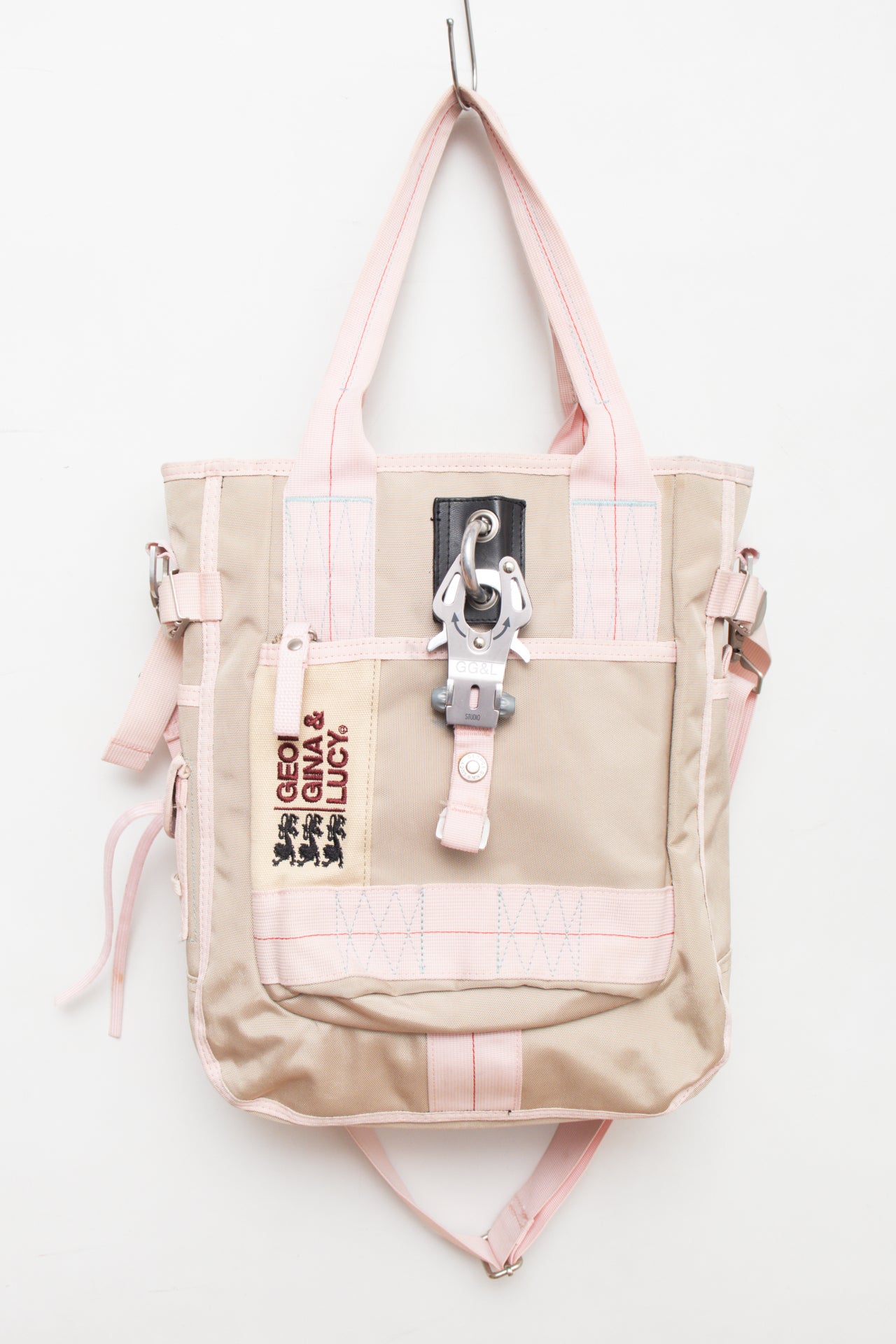 #248 George Gina & Lucy pink/brown tote bag | c. 160