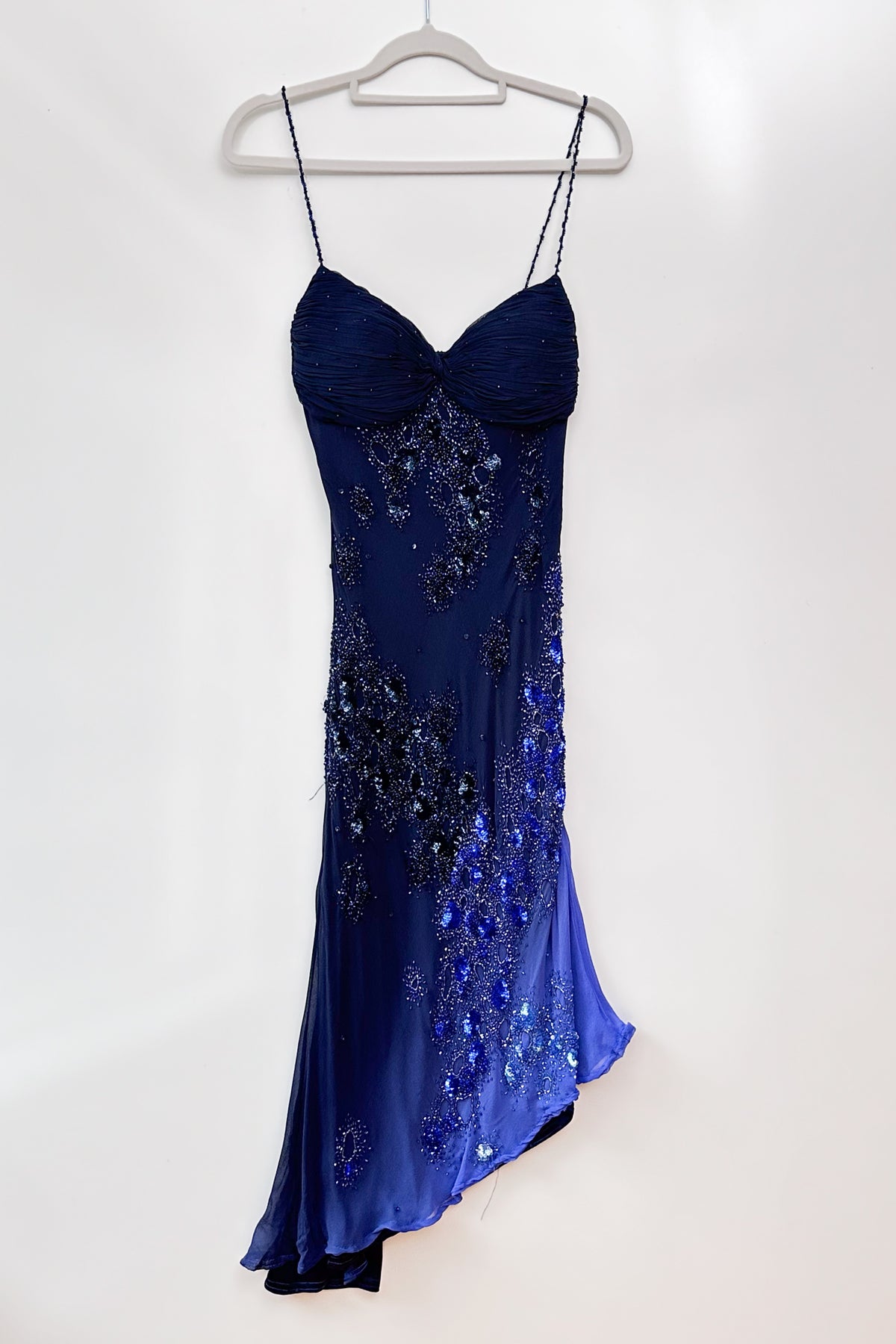 #166 *RARE* Sue Wong Gown Blue | c. 208 | Size 8