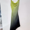 #167 Cache Silk Gown Green | c. 208 | Size 6/8