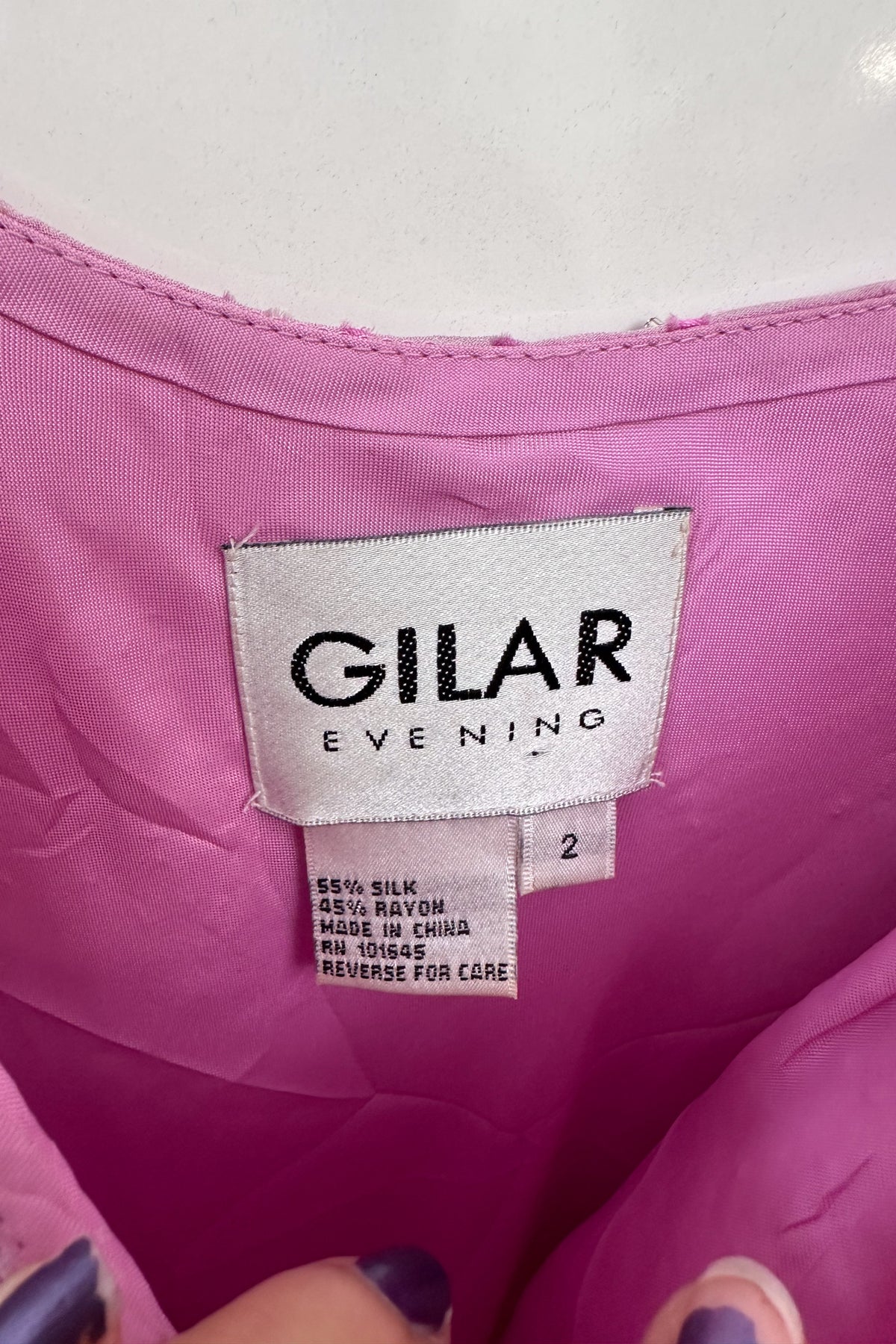 #168 Gilar Evening Gown Pink | c. 208 | Size 10