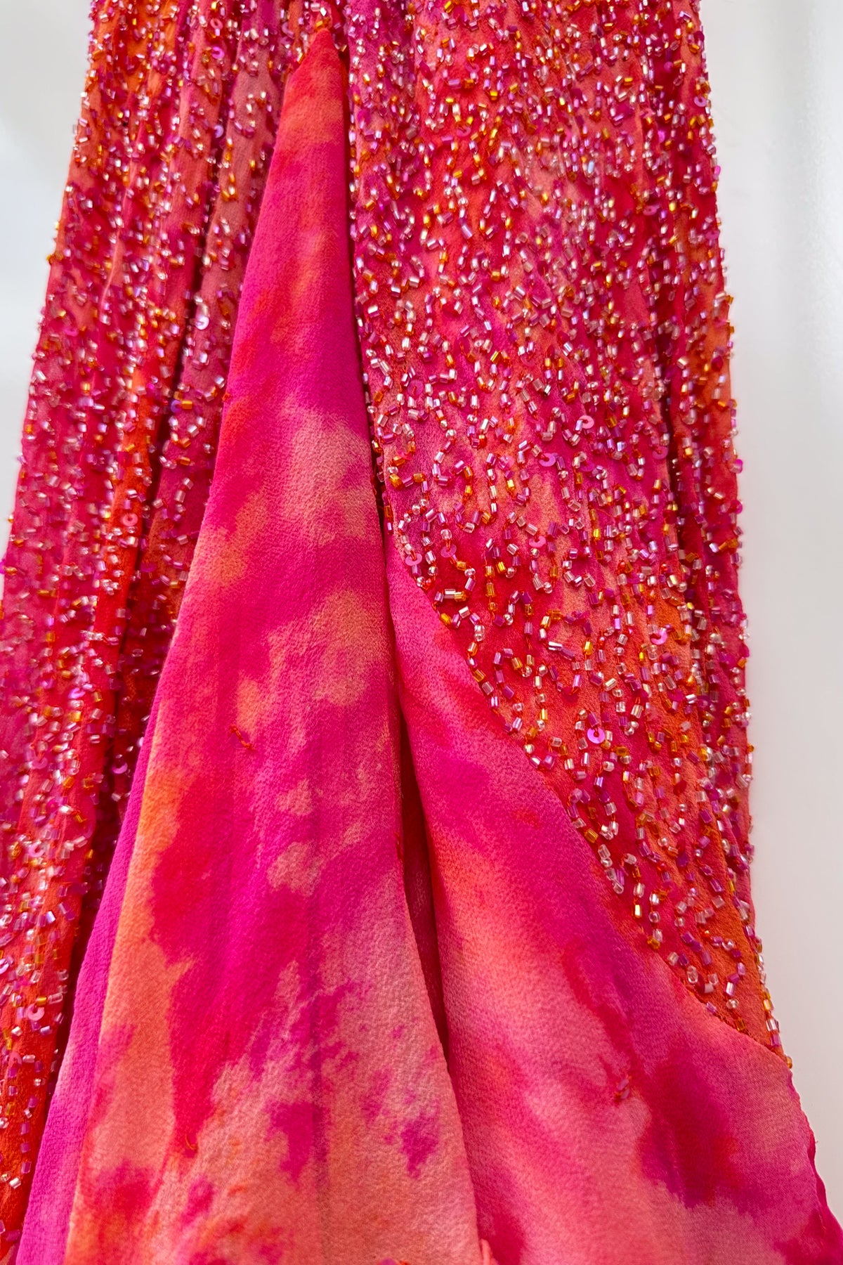 #173 Rare Silk Scala Gown Pink | c. 208 | Size 10