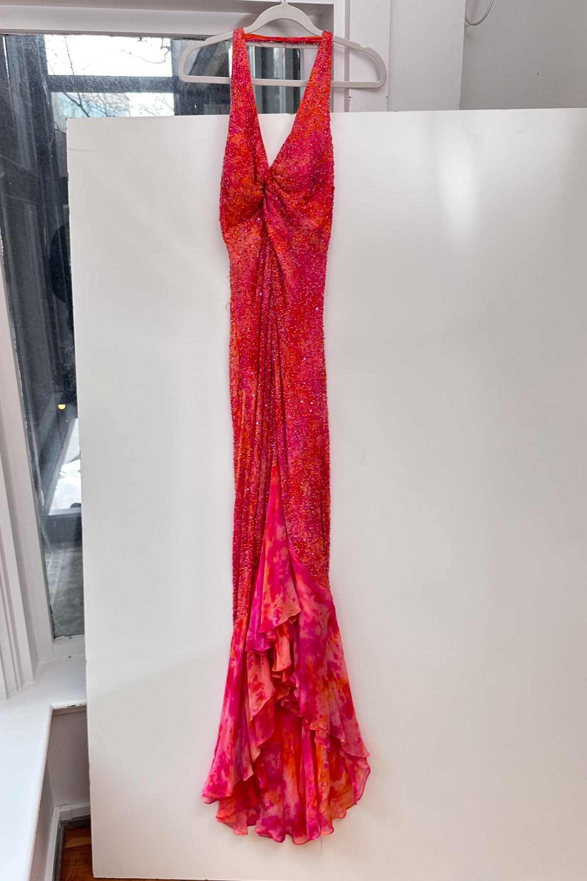 #173 Rare Silk Scala Gown Pink | c. 208 | Size 10