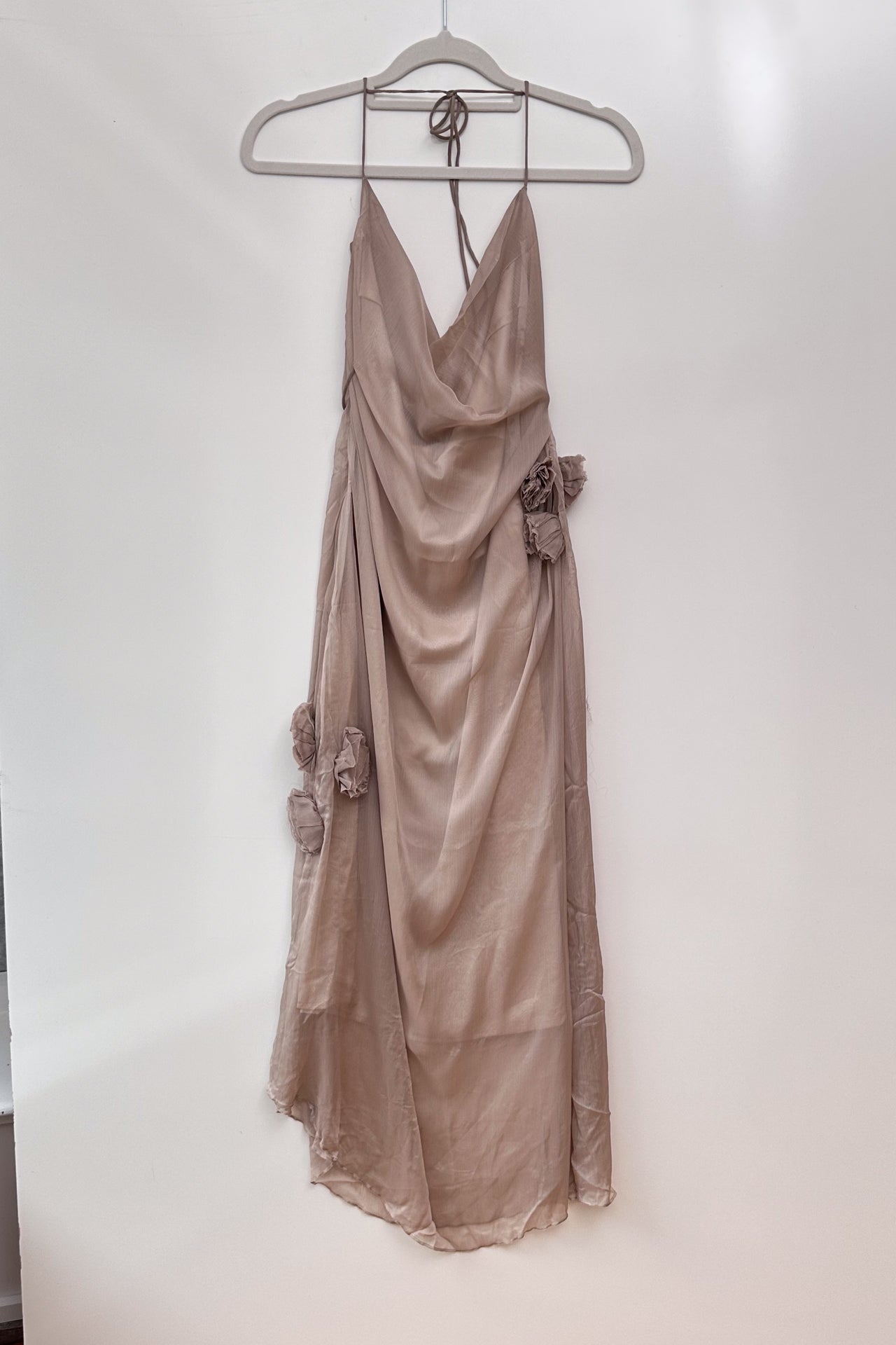 #170 Dainty Halter Gown Pink | c. 208 | Size 12