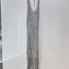 #174 Crotchet Dress Silver | c. 208 | Size 6