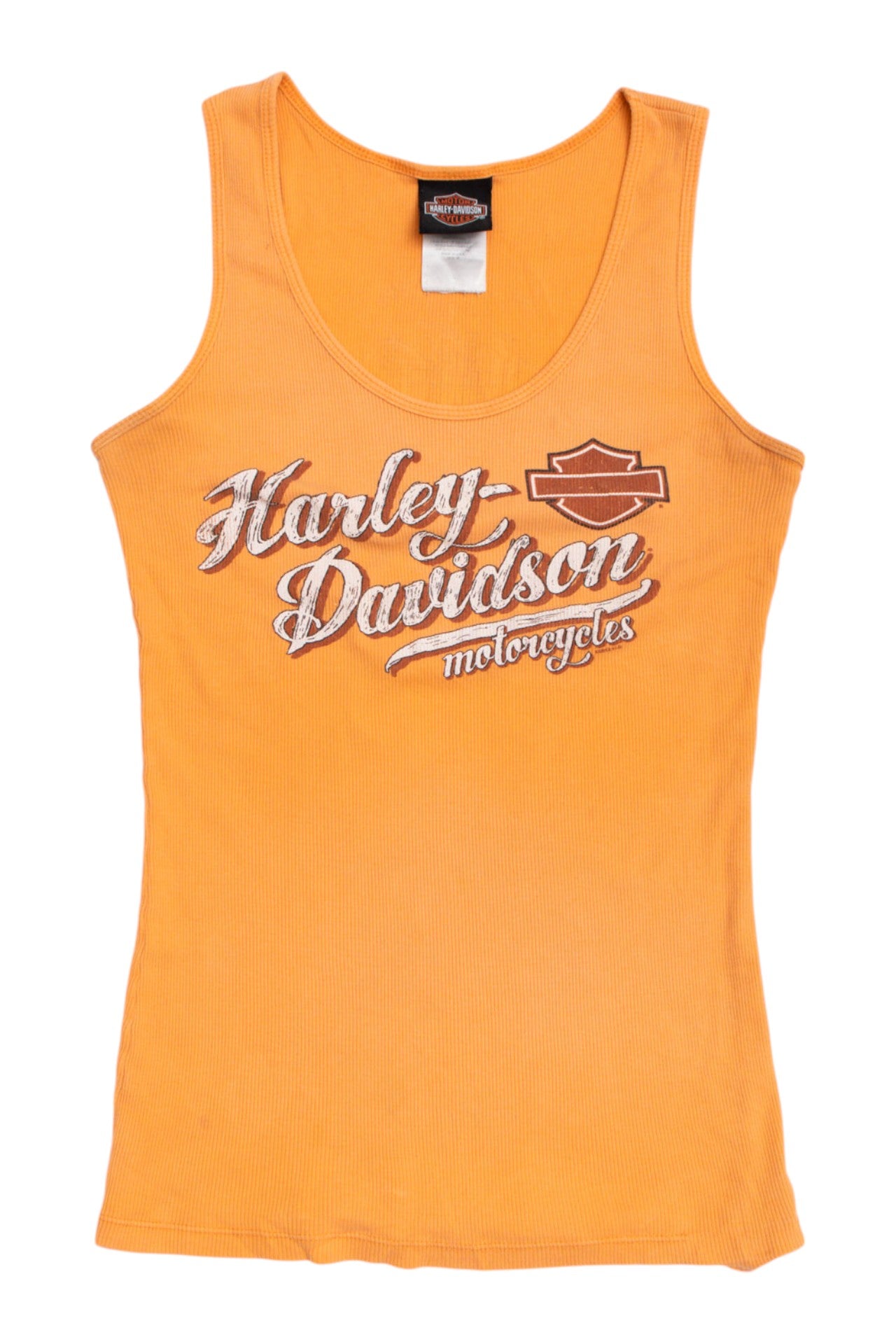 #70 USA Harley Davidson Orange Tank | C.154 | Size 12