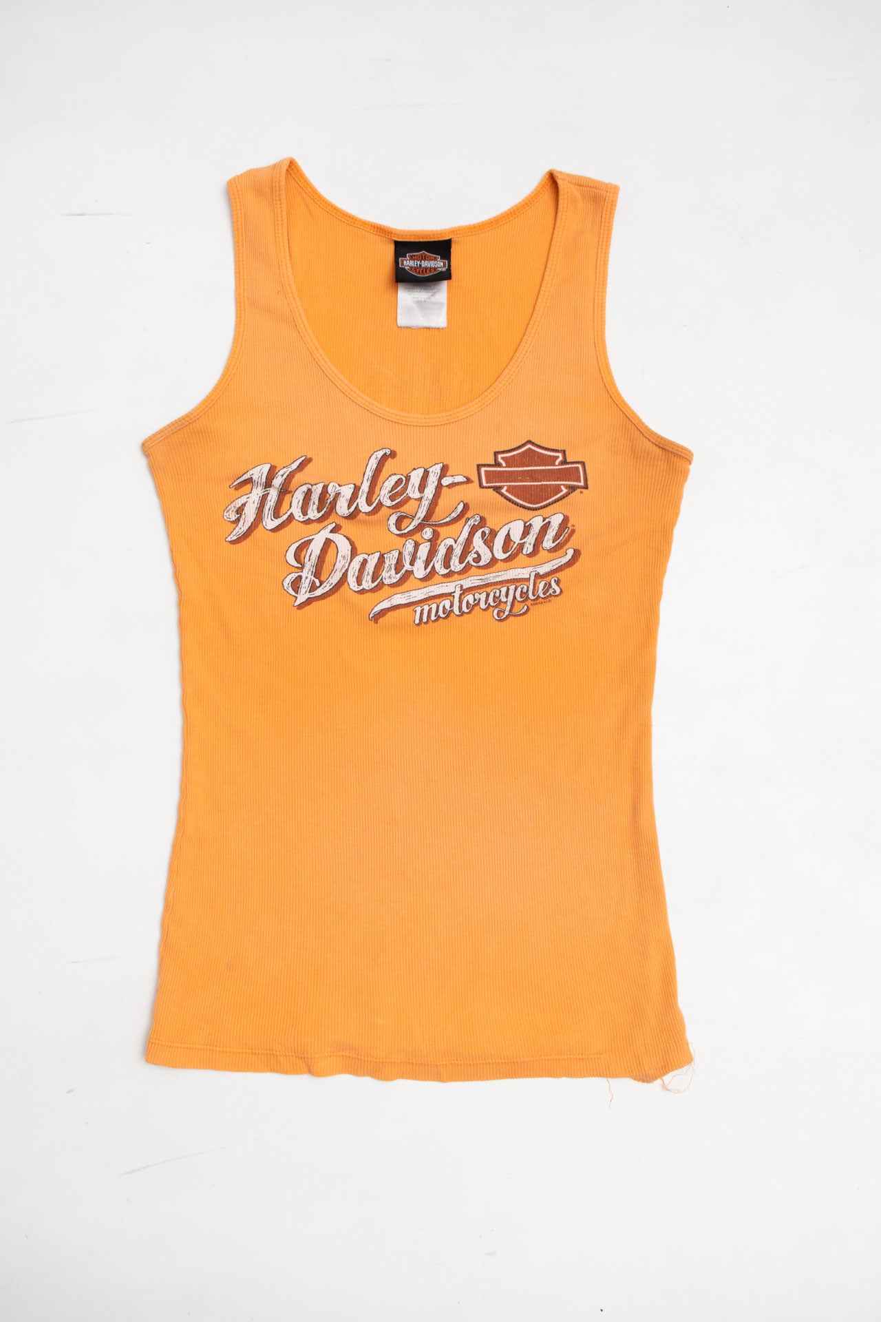 #70 USA Harley Davidson Orange Tank | C.154 | Size 12