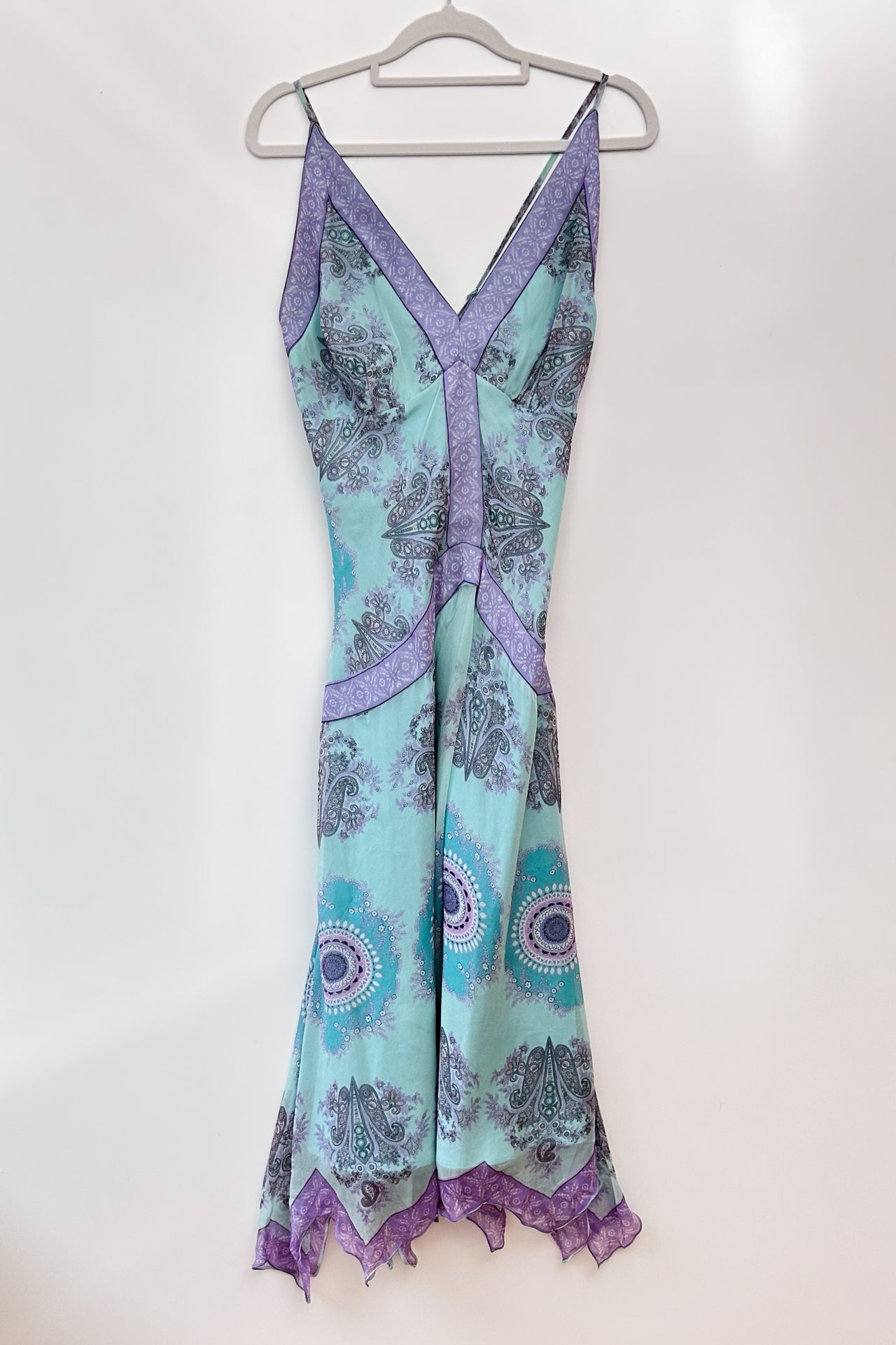 #180 Silk Nicole Gown Blue | c. 208 | Size 12