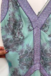 #180 Silk Nicole Gown Blue | c. 208 | Size 12