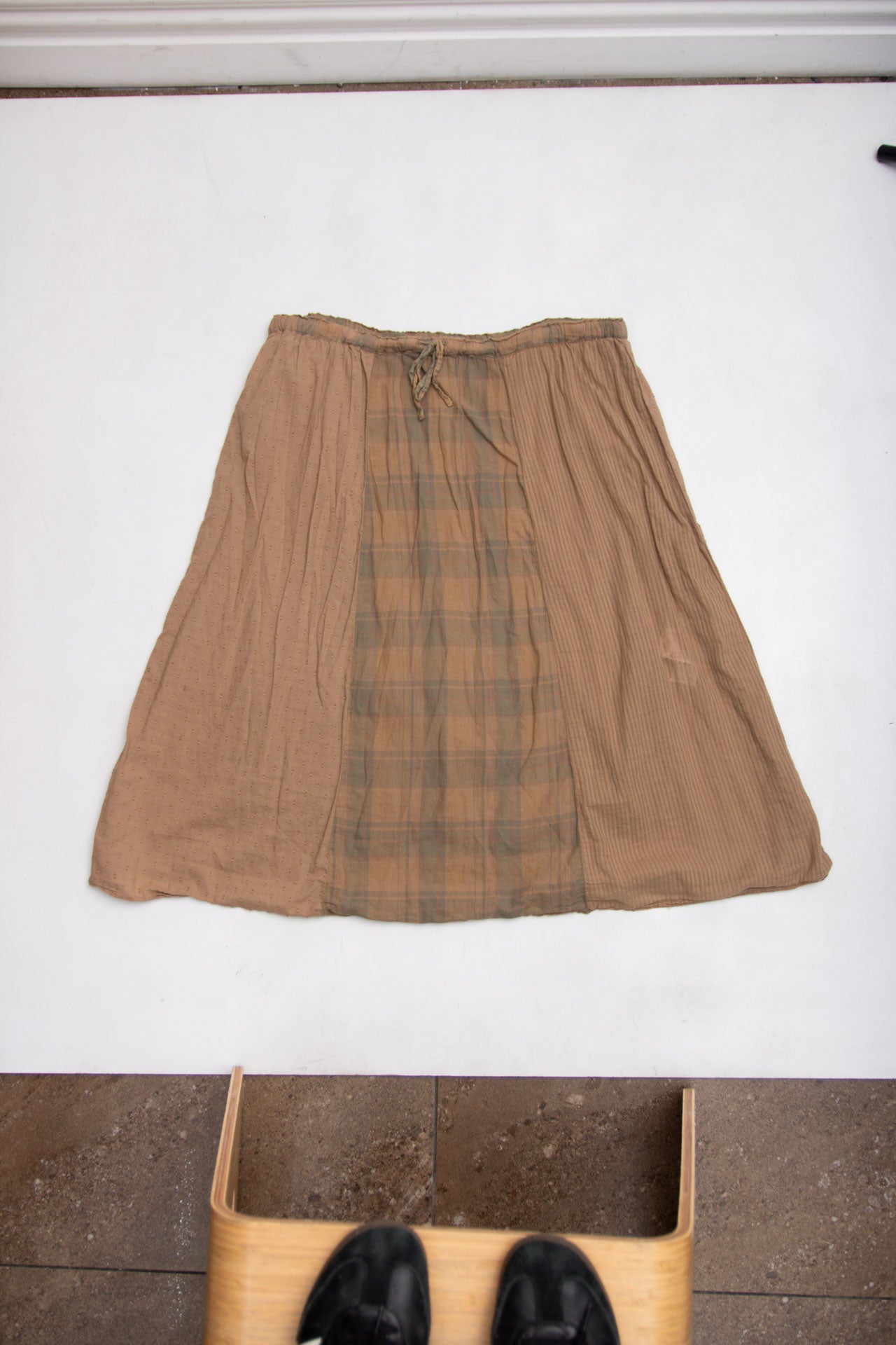 #46 Brown Skirt | Model Off Duty | Size 14