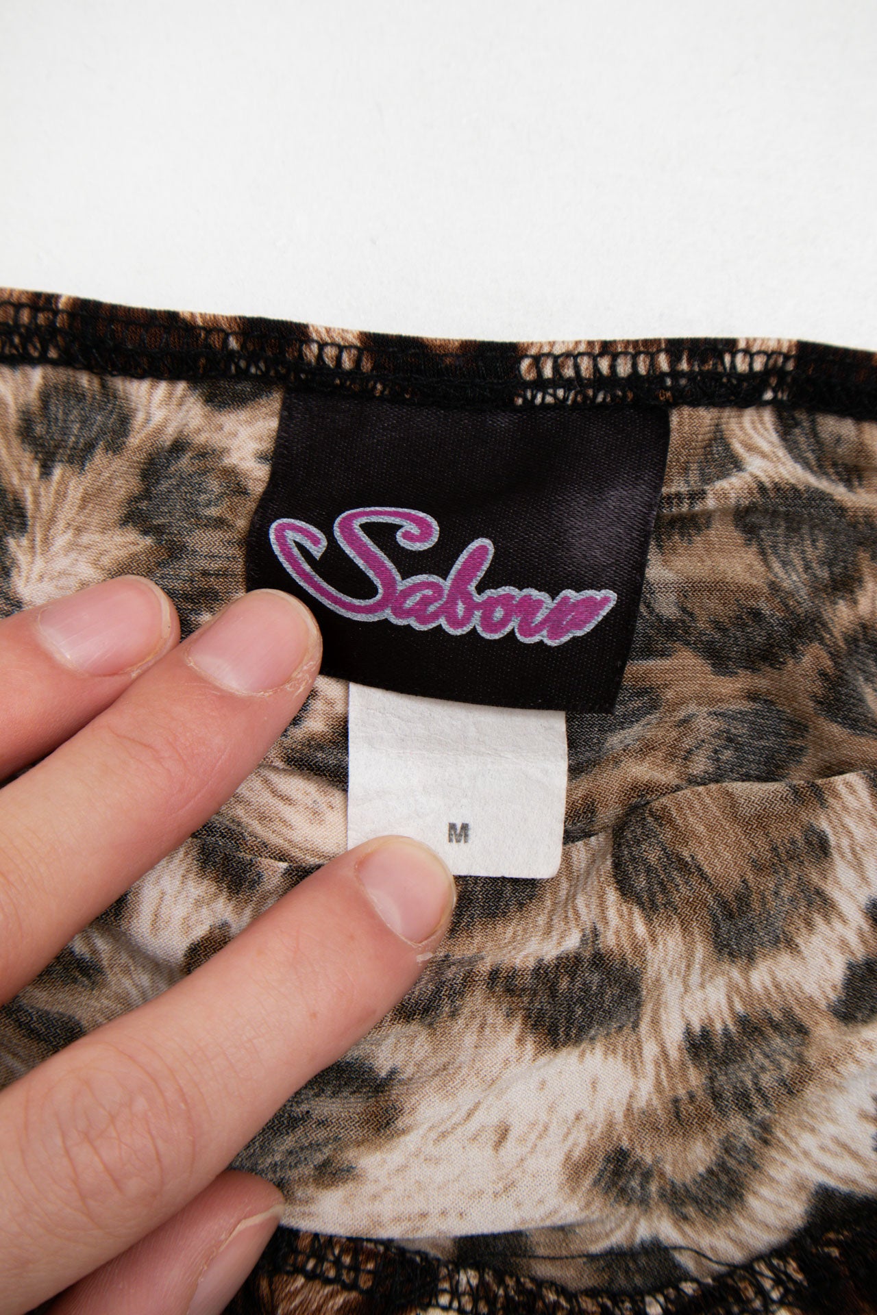 #75 USA Sabour Animal Print Halter | C.154 | Size 10/12