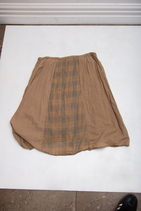 #46 Brown Skirt | Model Off Duty | Size 14
