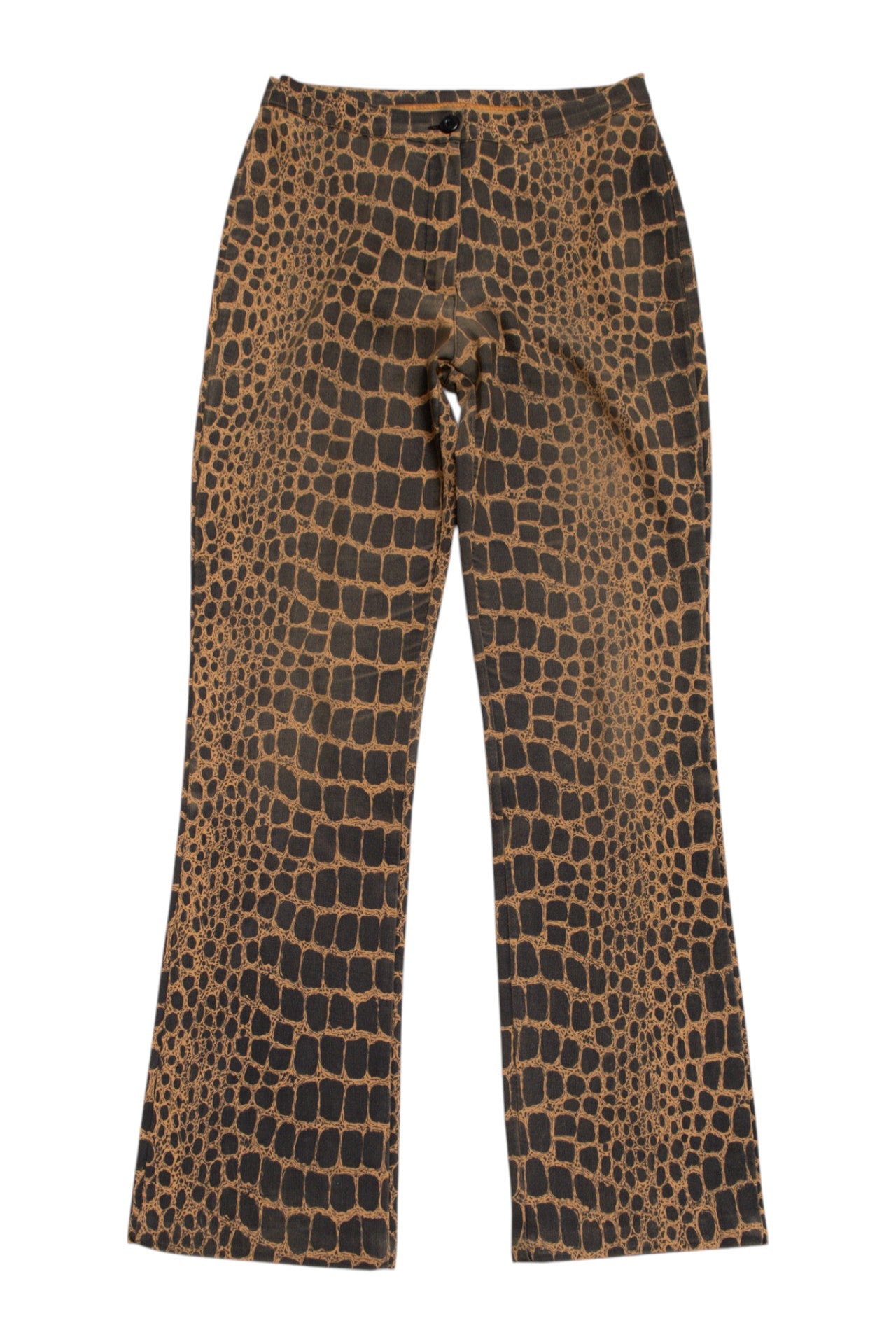 #188 high rise croc print pants | c. 160 | size 6