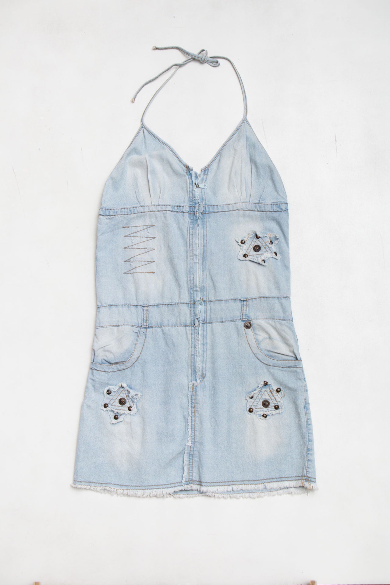 #70 Detailed Denim Mini | C.146 | Size 8