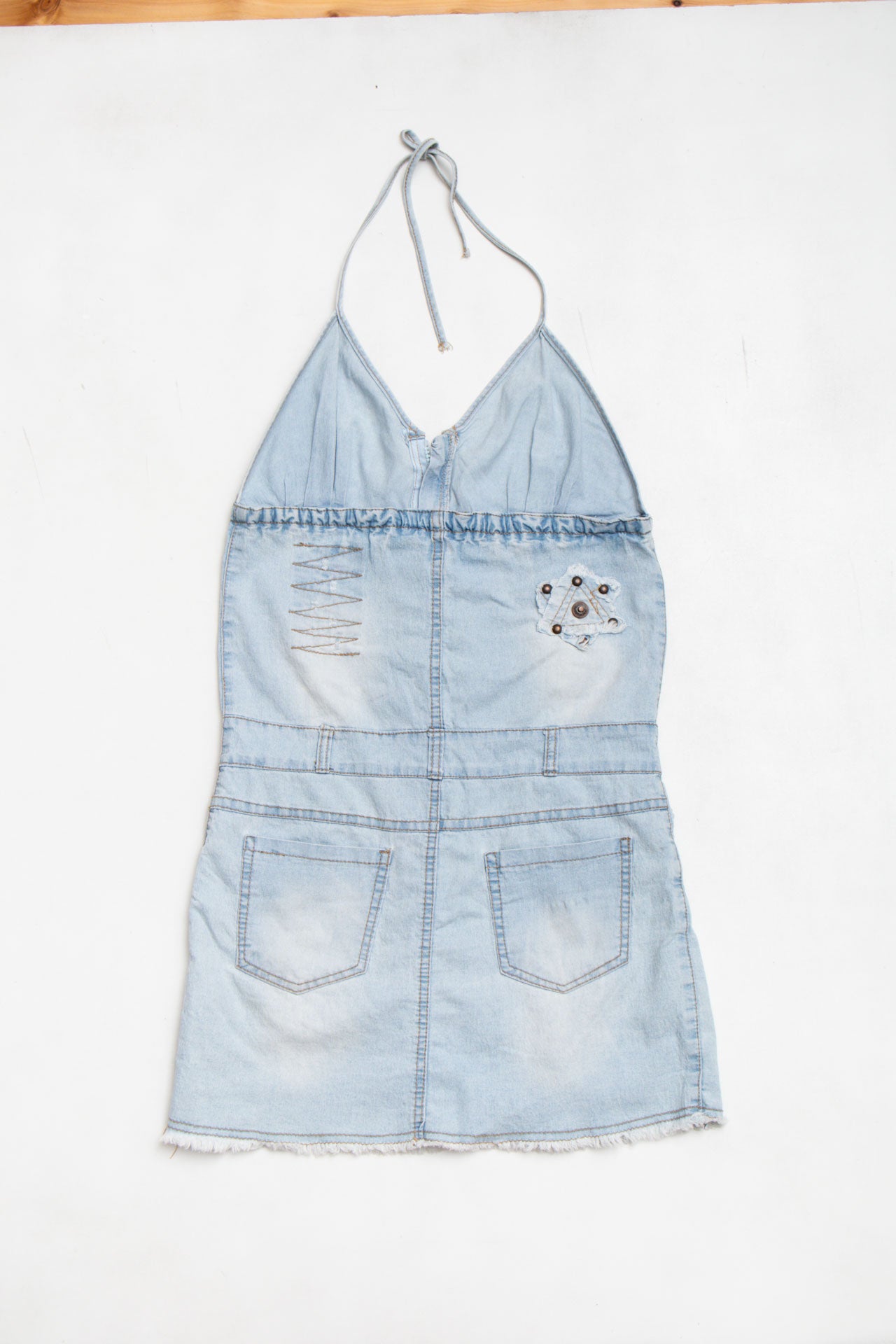 #70 Detailed Denim Mini | C.146 | Size 8