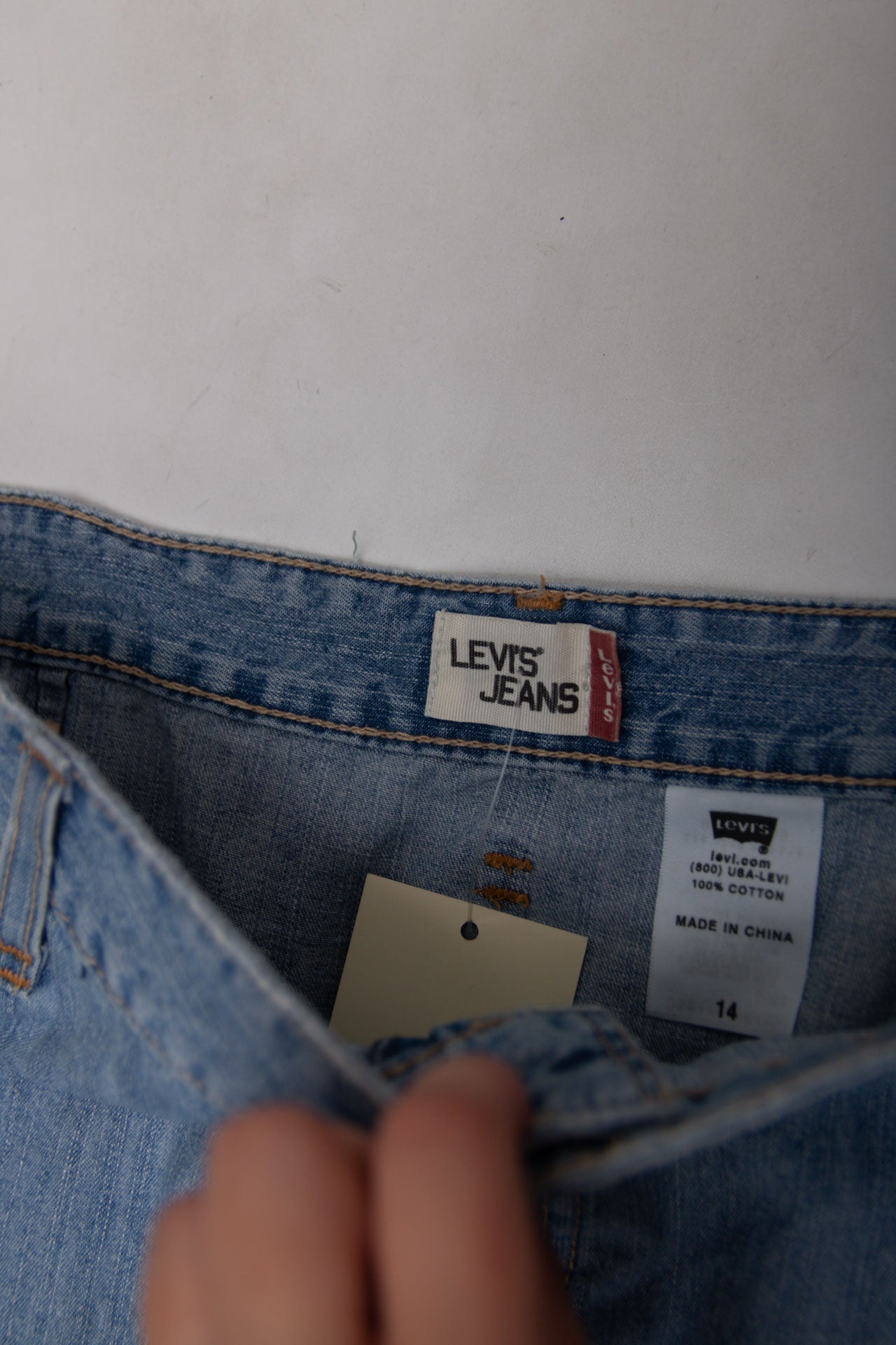 #41 Levis Skirt | Model Off Duty | Size 14