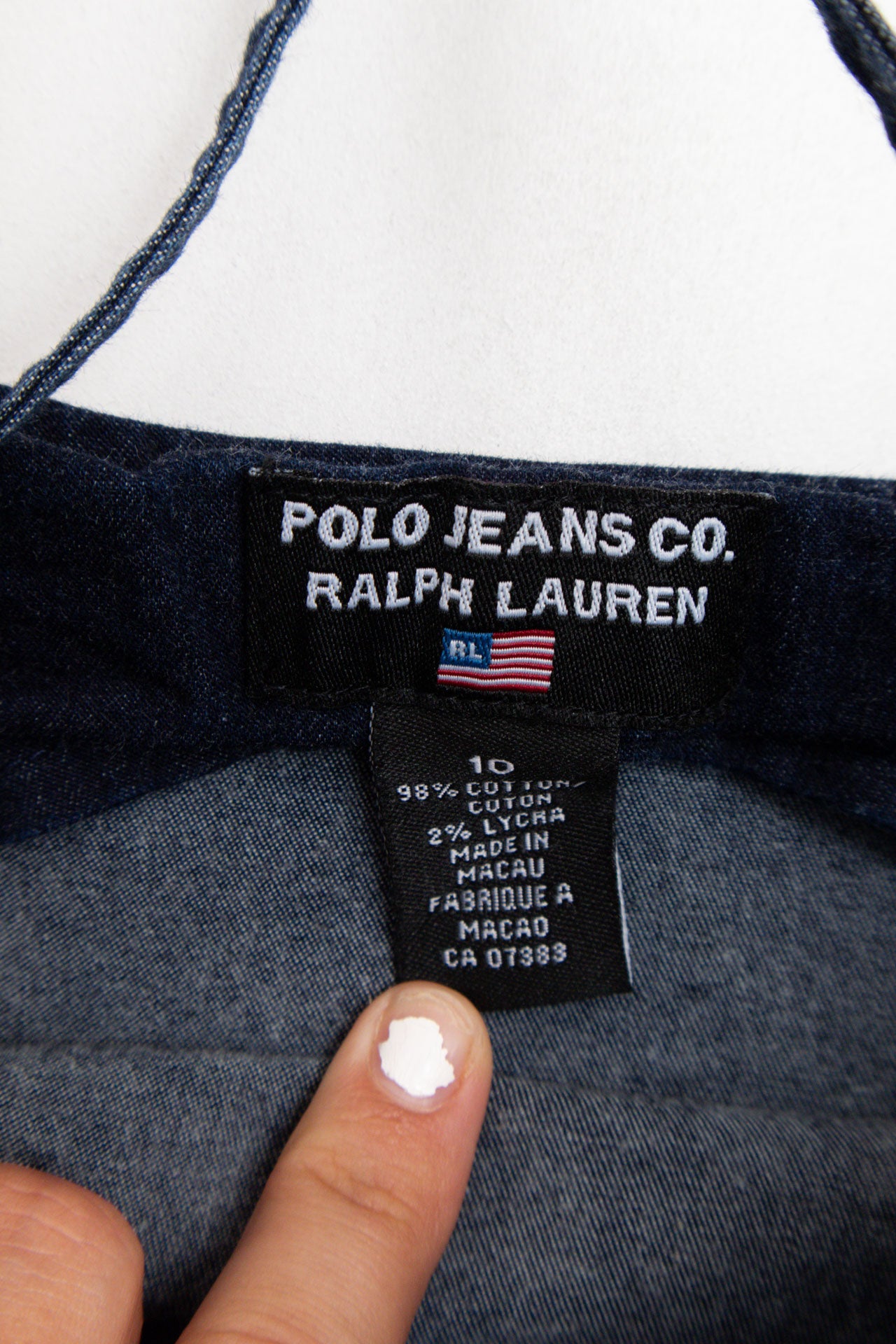 #72 Ralph Lauren Denim Mini | C.146 | Size 10