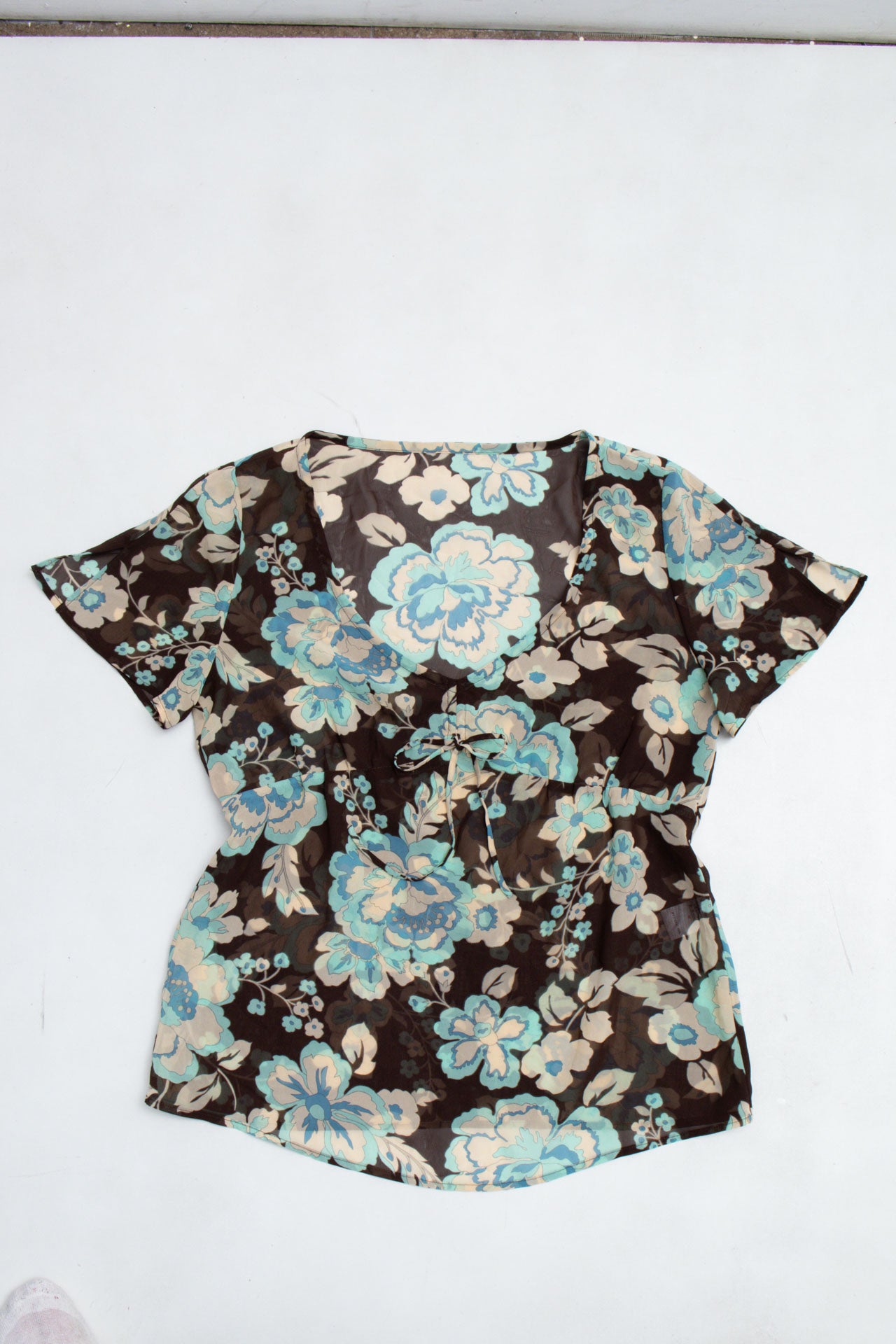 #20 Sheer Floral Tee | Gilmore Girls | Size 12