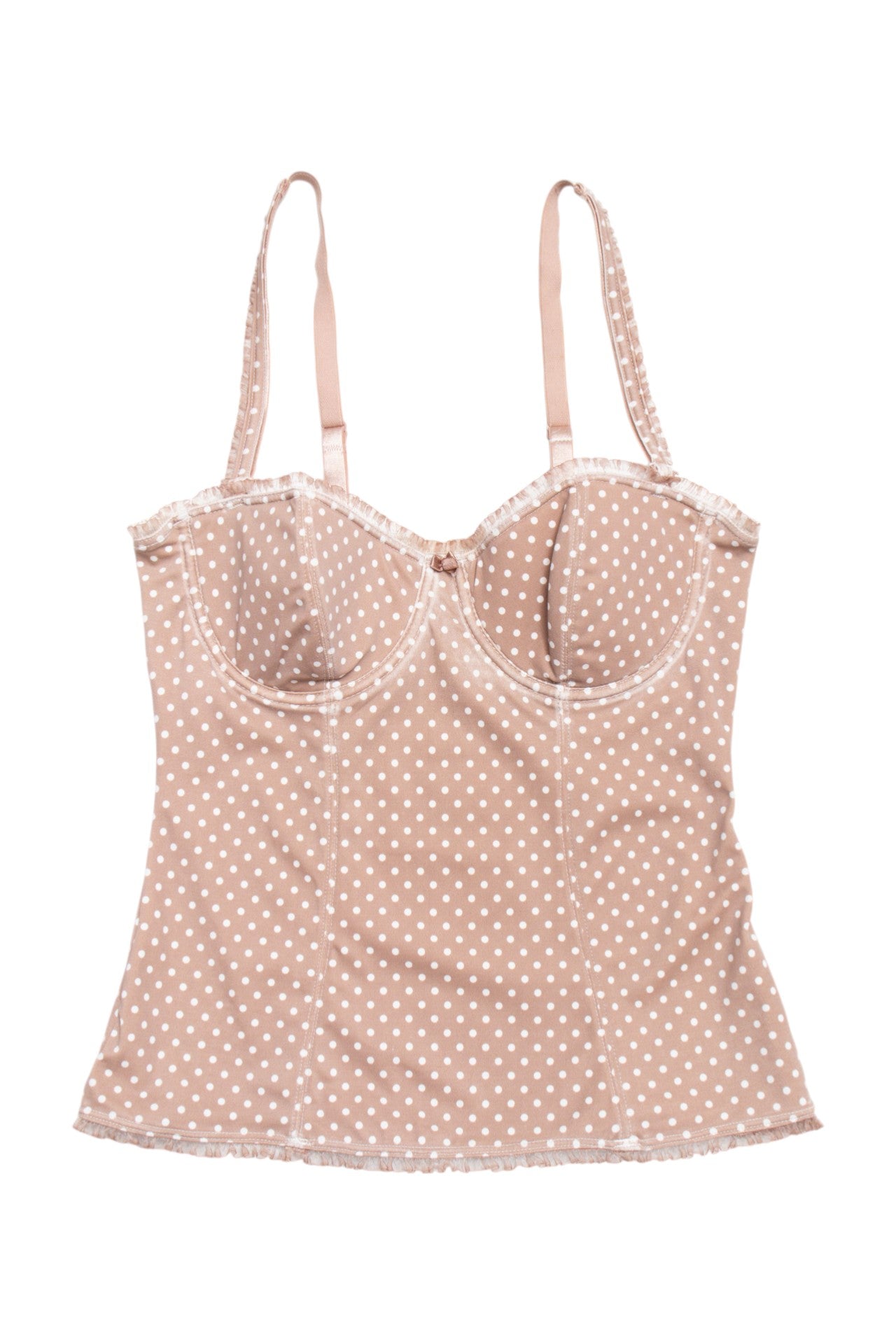 #03 polka dotted bralette top | c. 161 | size 10D / 8