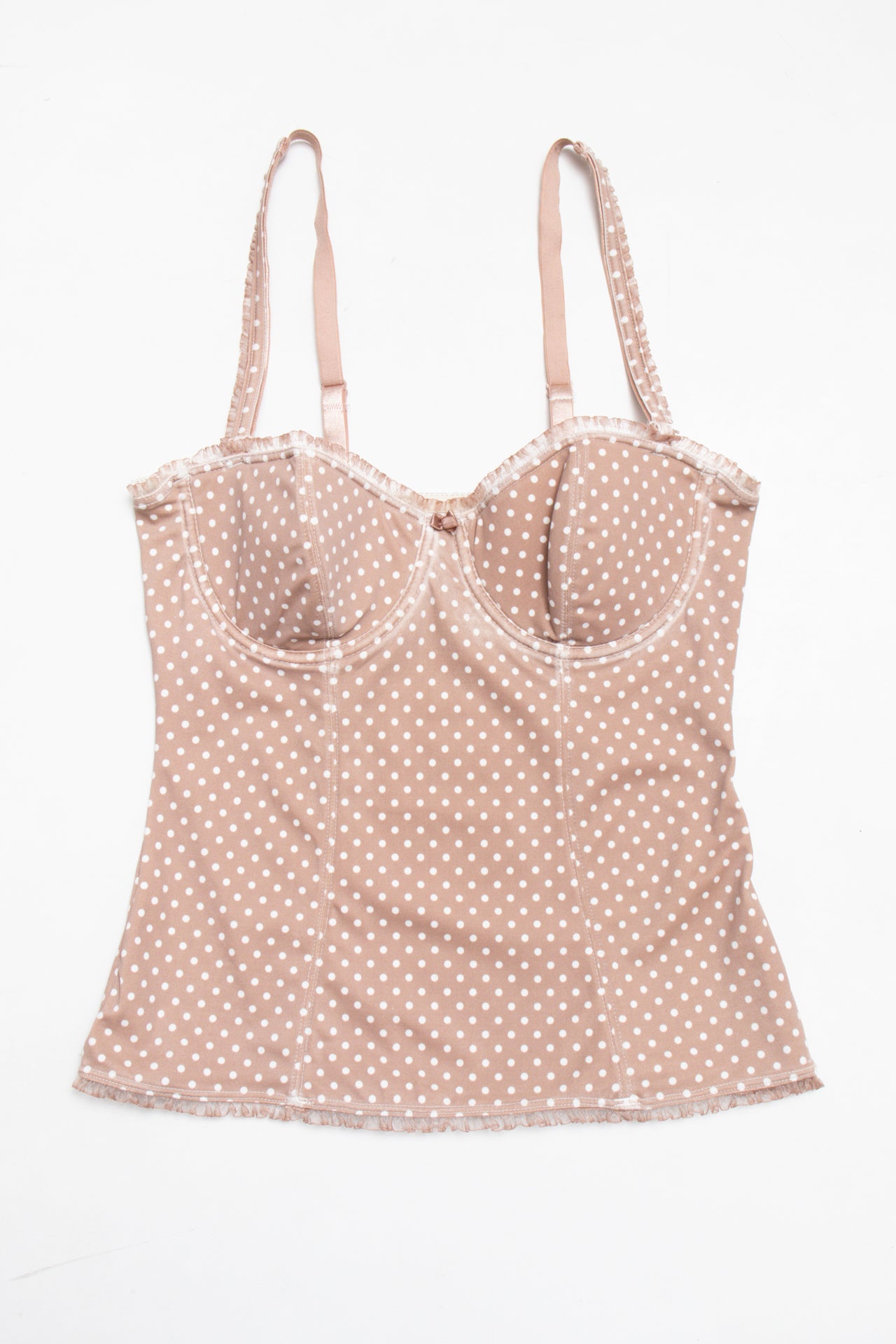#03 polka dotted bralette top | c. 161 | size 10D / 8